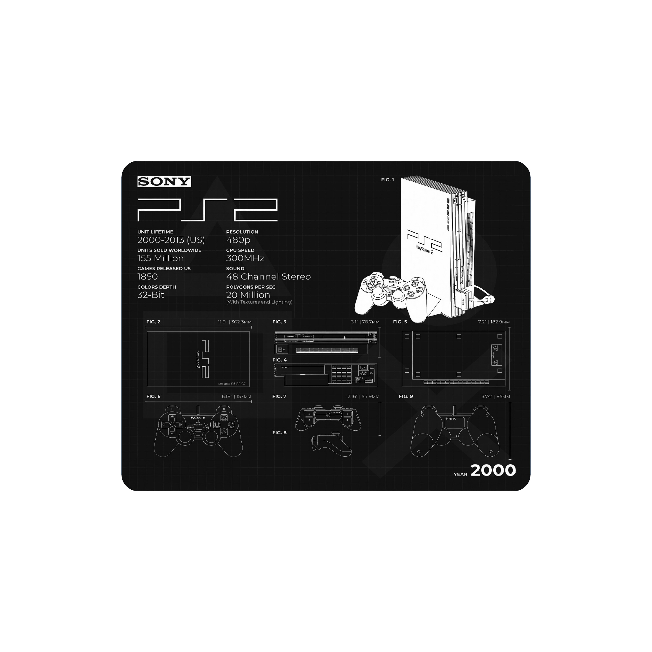 Mousepad Serie Ultra PlayStation Collection | NOTMID