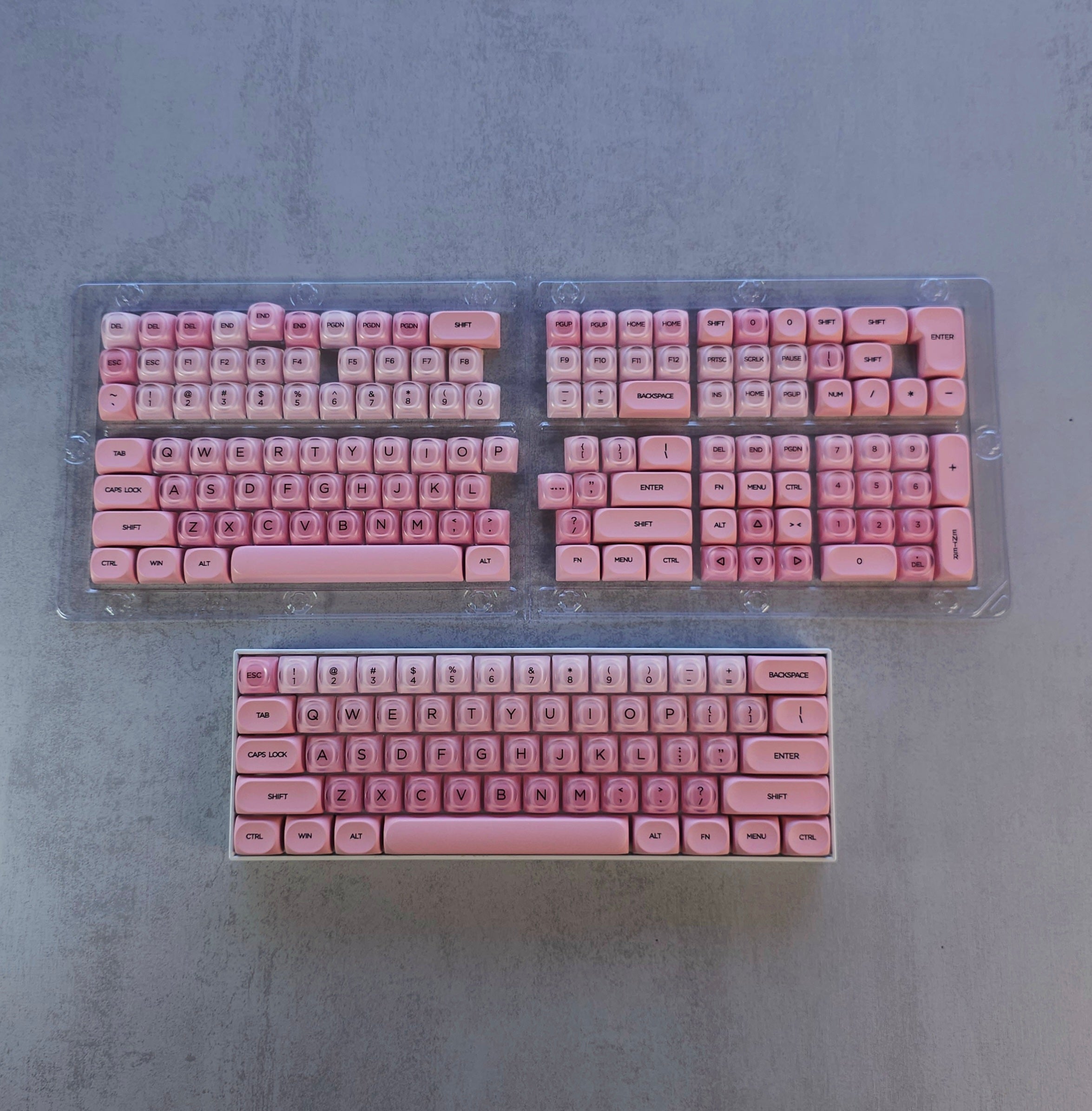 Keycaps Especial GlassPink | NOT DROP