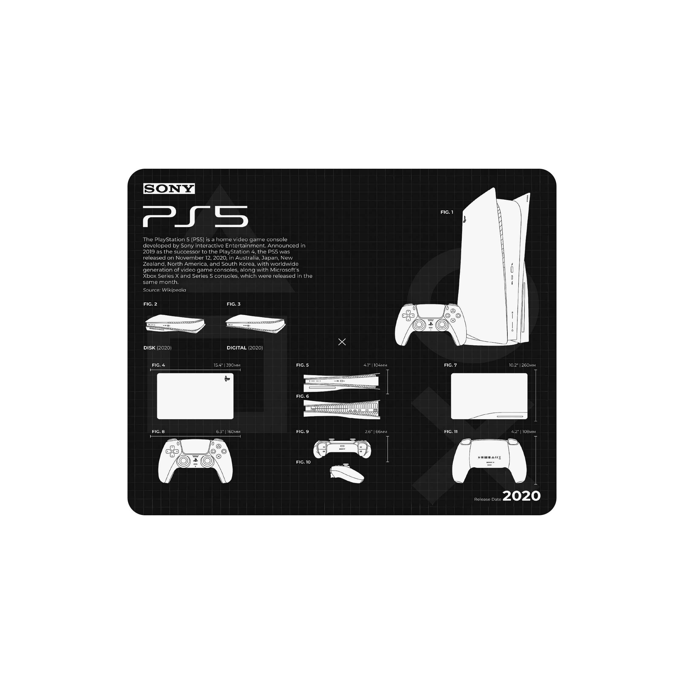 Mousepad Serie Ultra PlayStation Collection | NOTMID