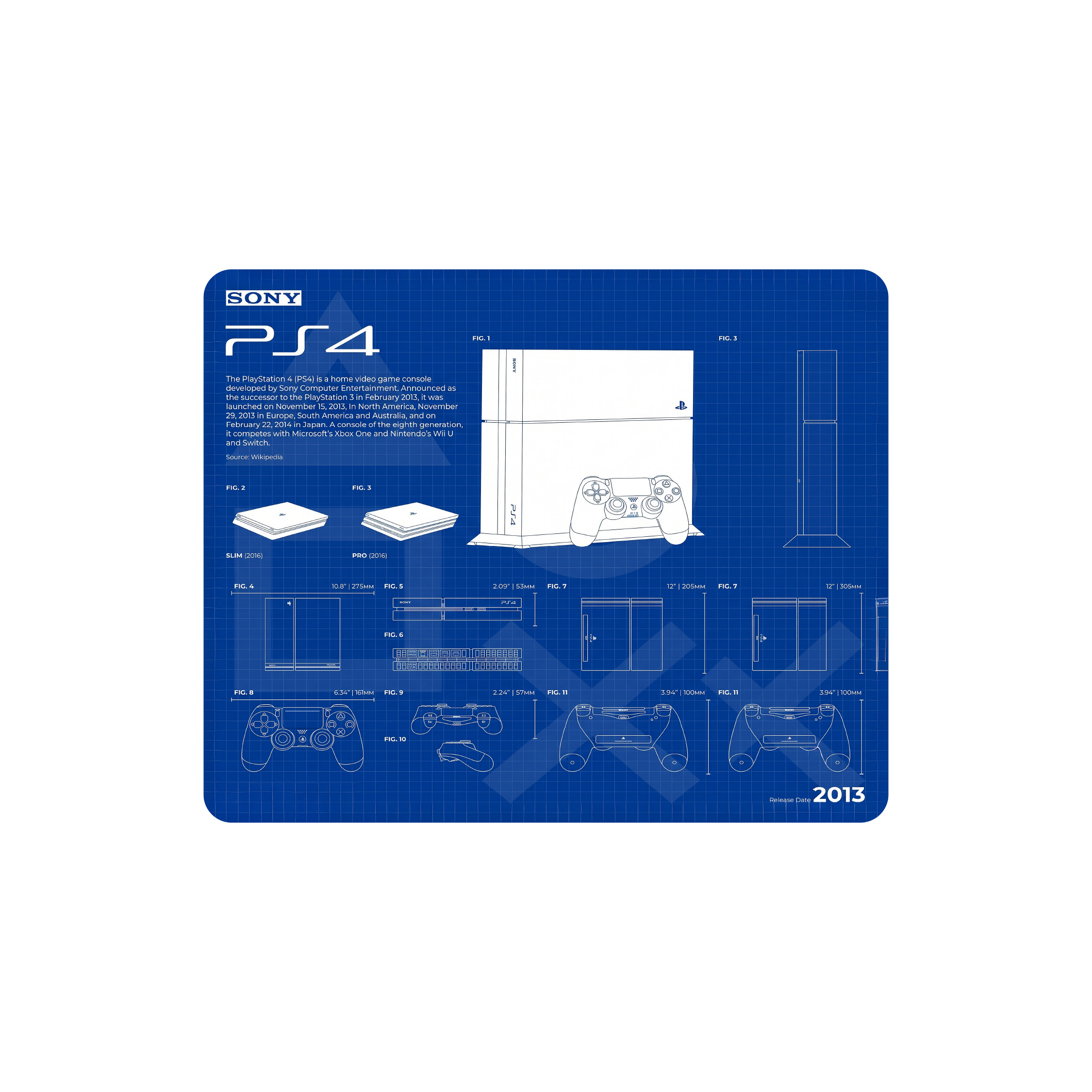 Mousepad Serie Ultra PlayStation Collection | NOTMID