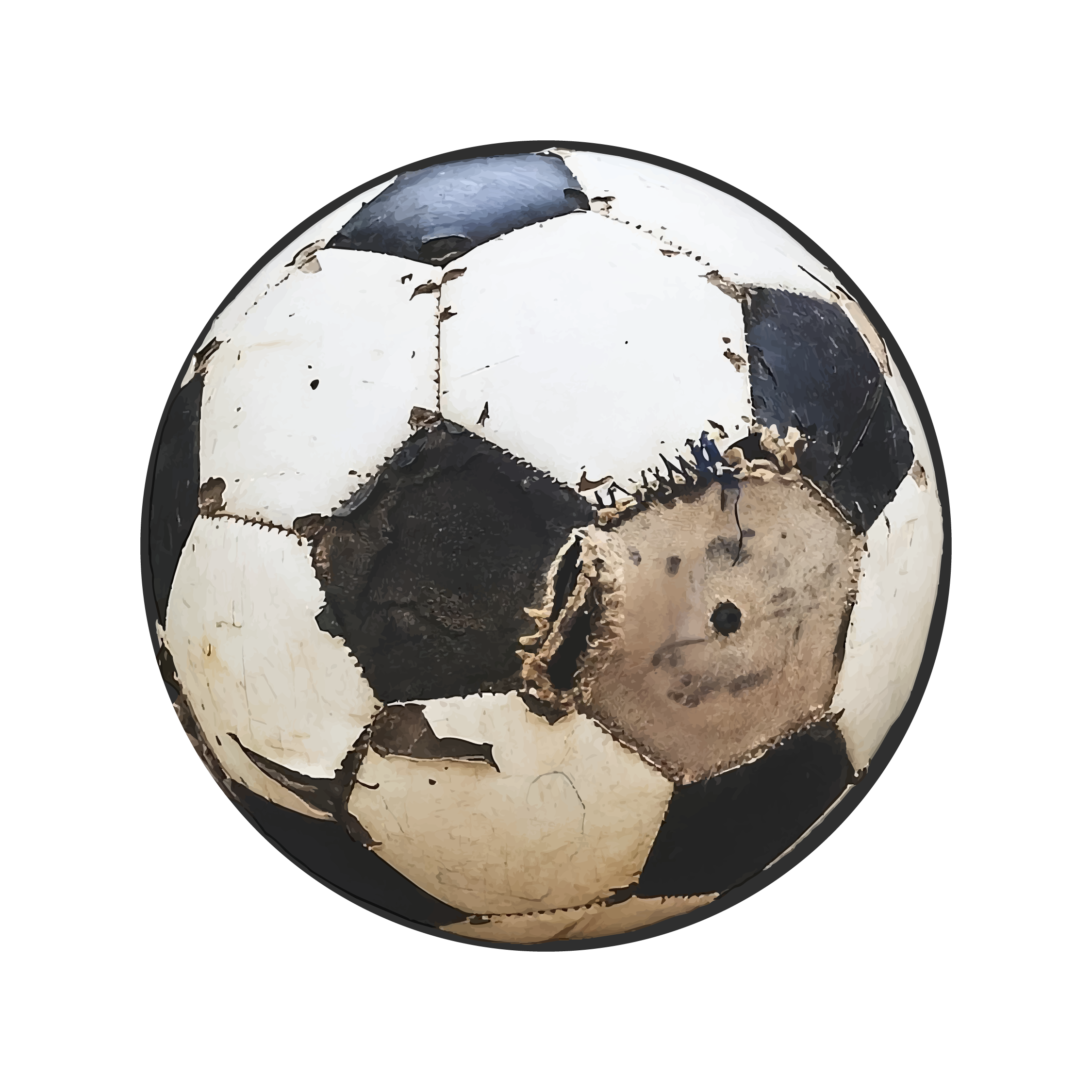 Alfombra para piso 100x100 | Pelota rota