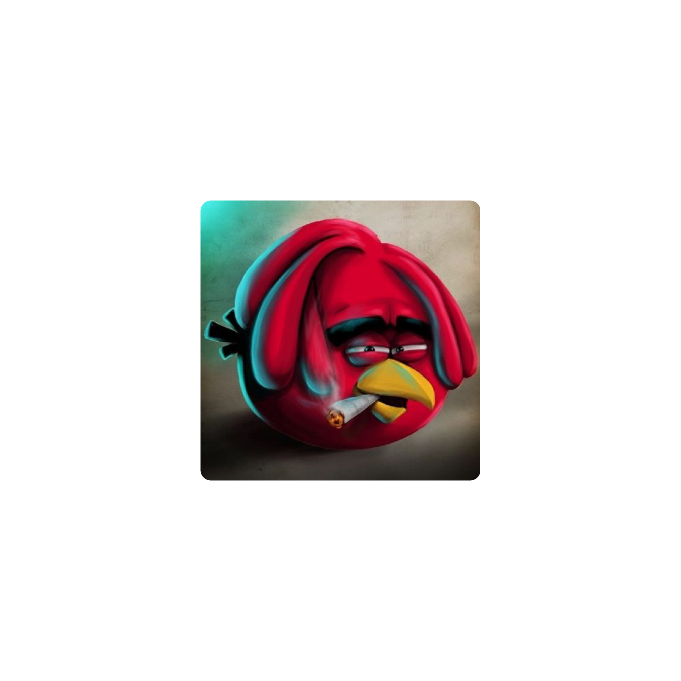 Mousepad Angri bir 80x80 Classic | Custom