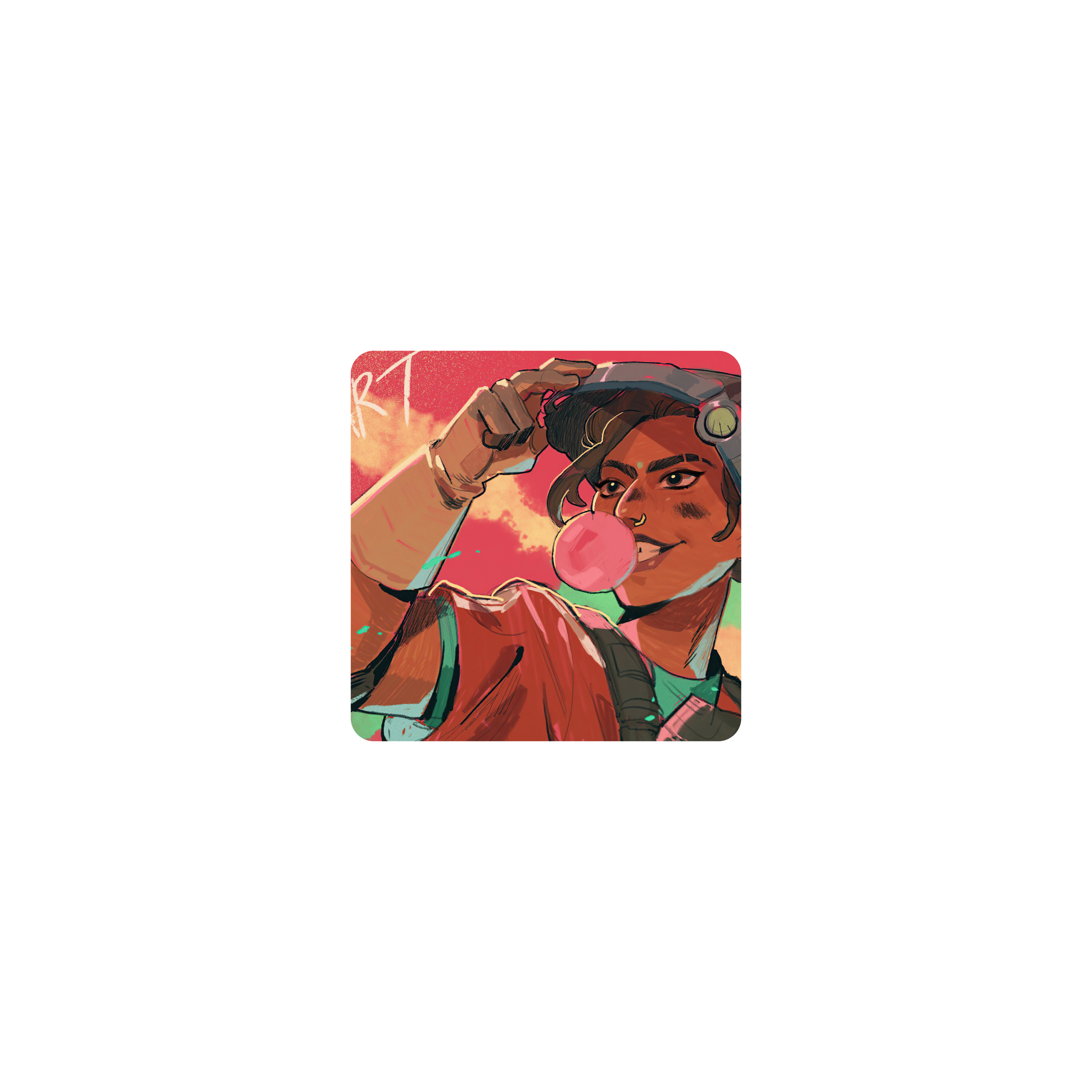 Mousepad Apex Legends Rampart 25x25 Classic | Custom