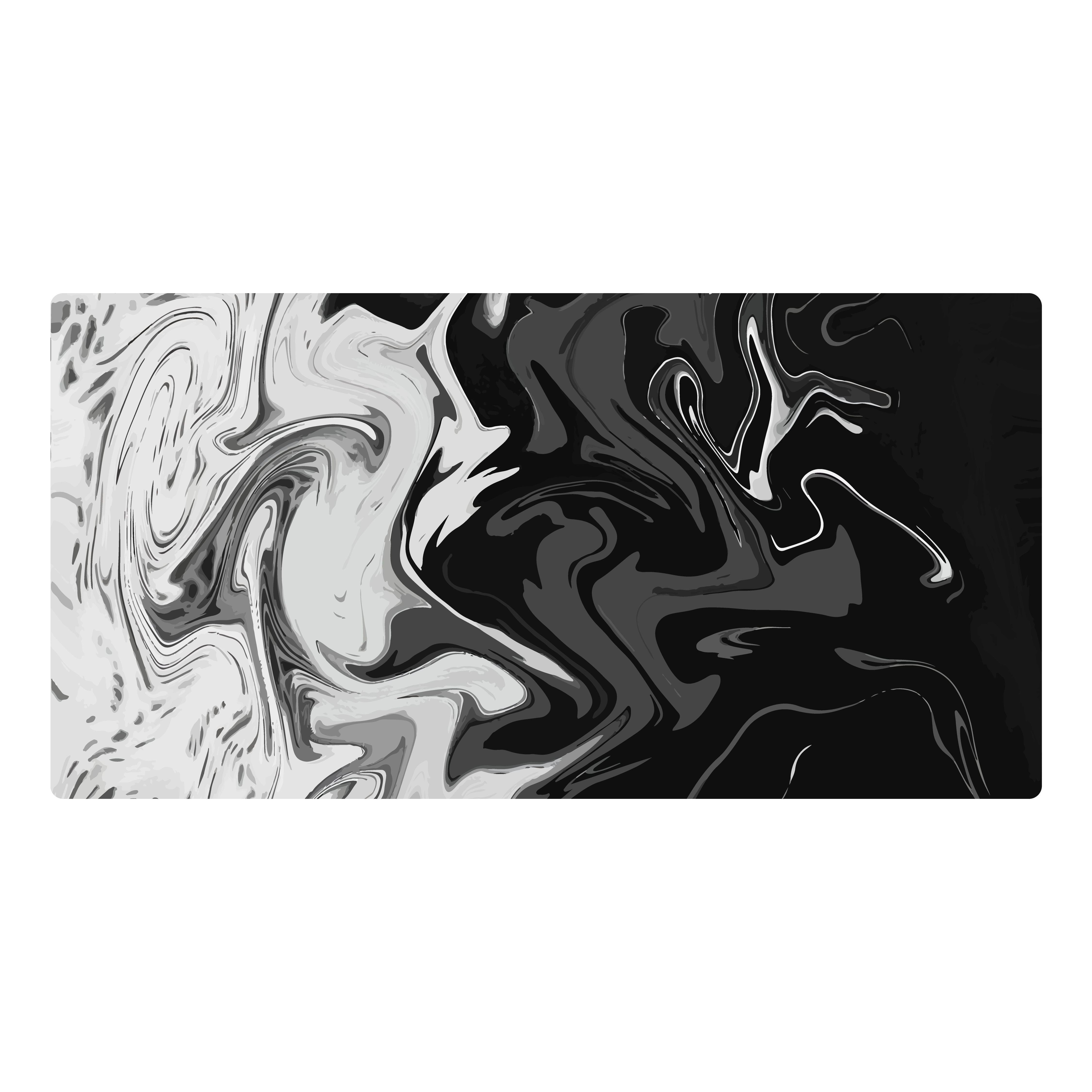 Mousepad B&W LIquid 140x70 Classic | Custom
