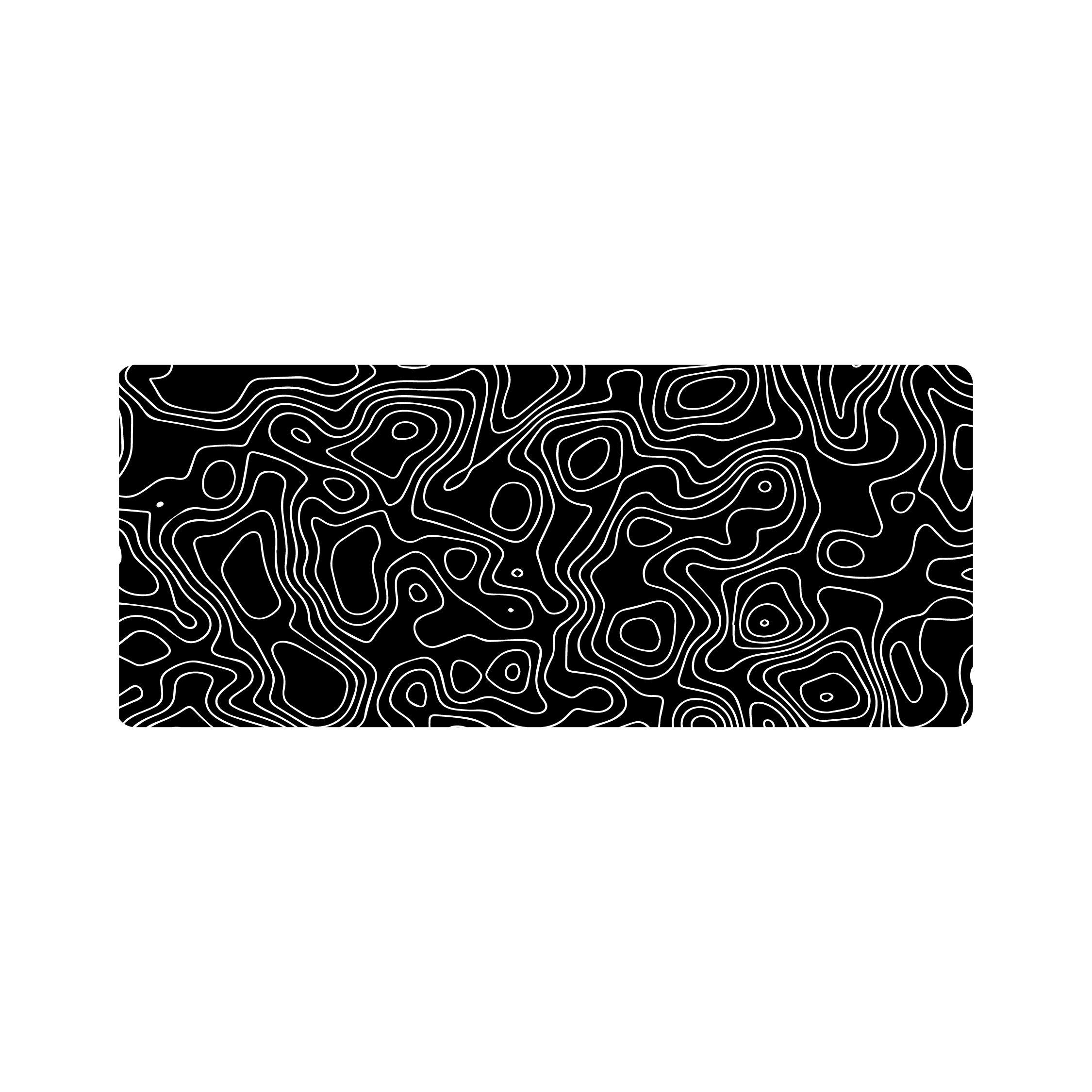 Mousepad Blanco y negro 72x30 Classic | Custom