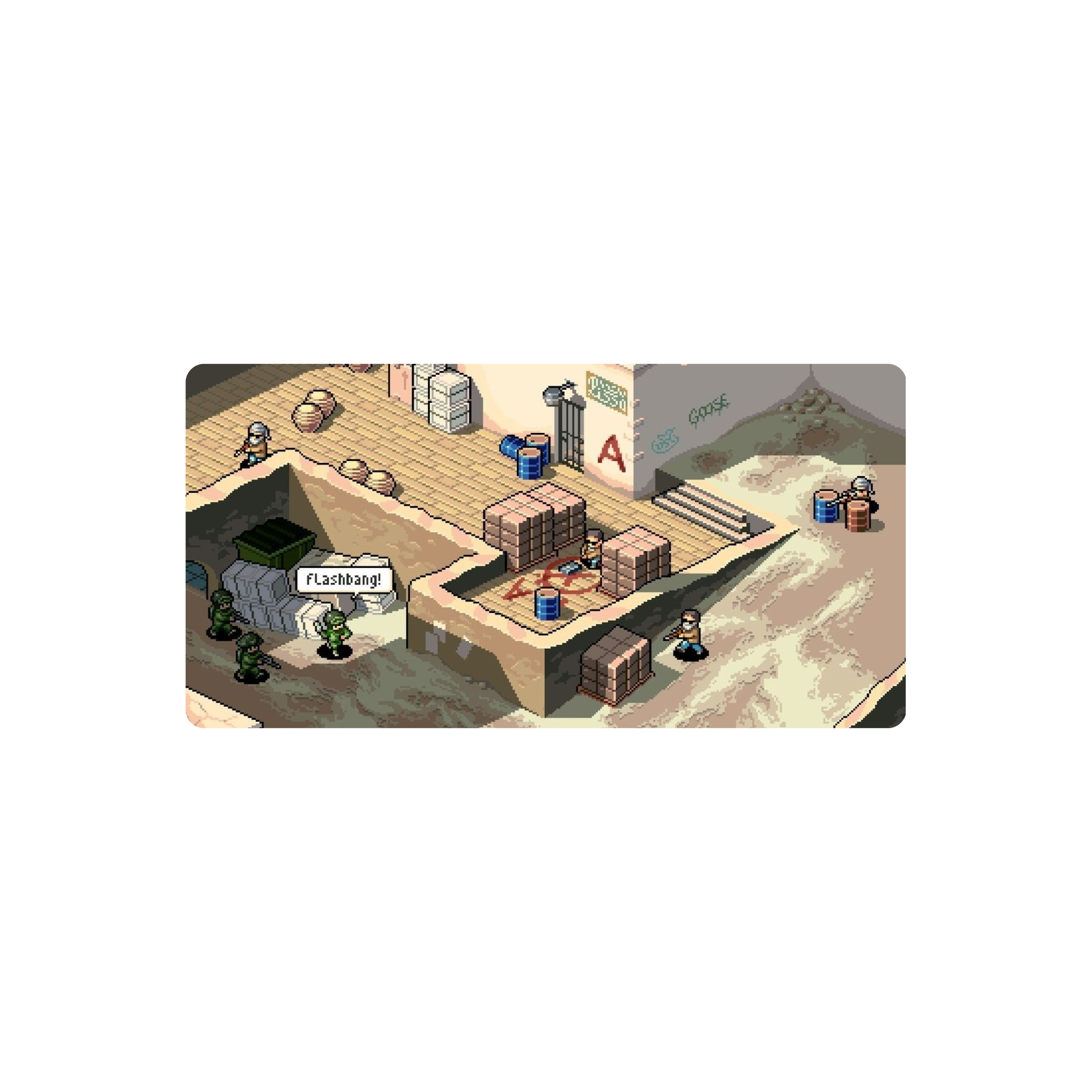 Mousepad CSGO 8Bits 80x40 Classic | Custom