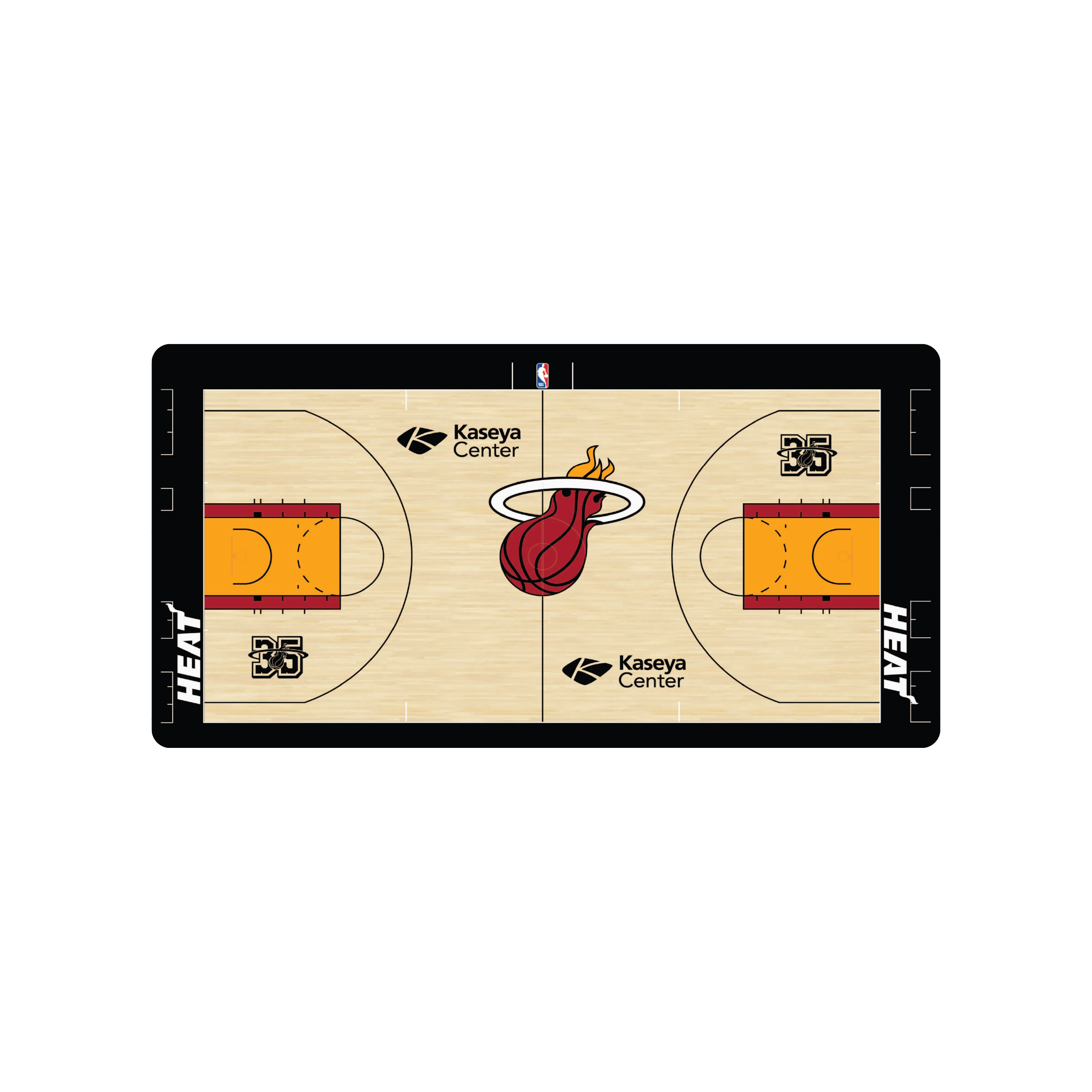 Mousepad Cancha Miami Heats 80x40 | NOTMID