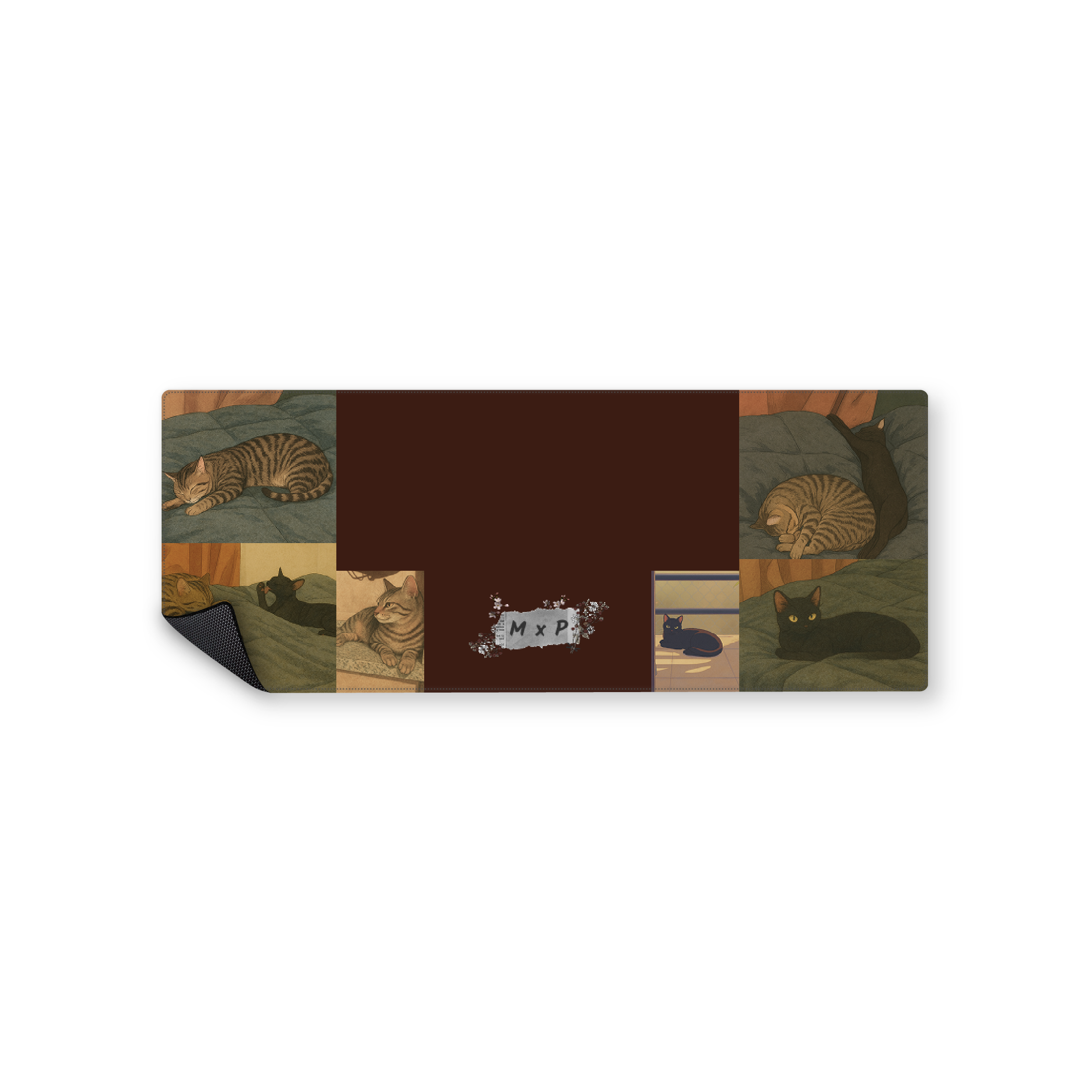 Mousepad Collage de gatos 82x32 Classic | Custom