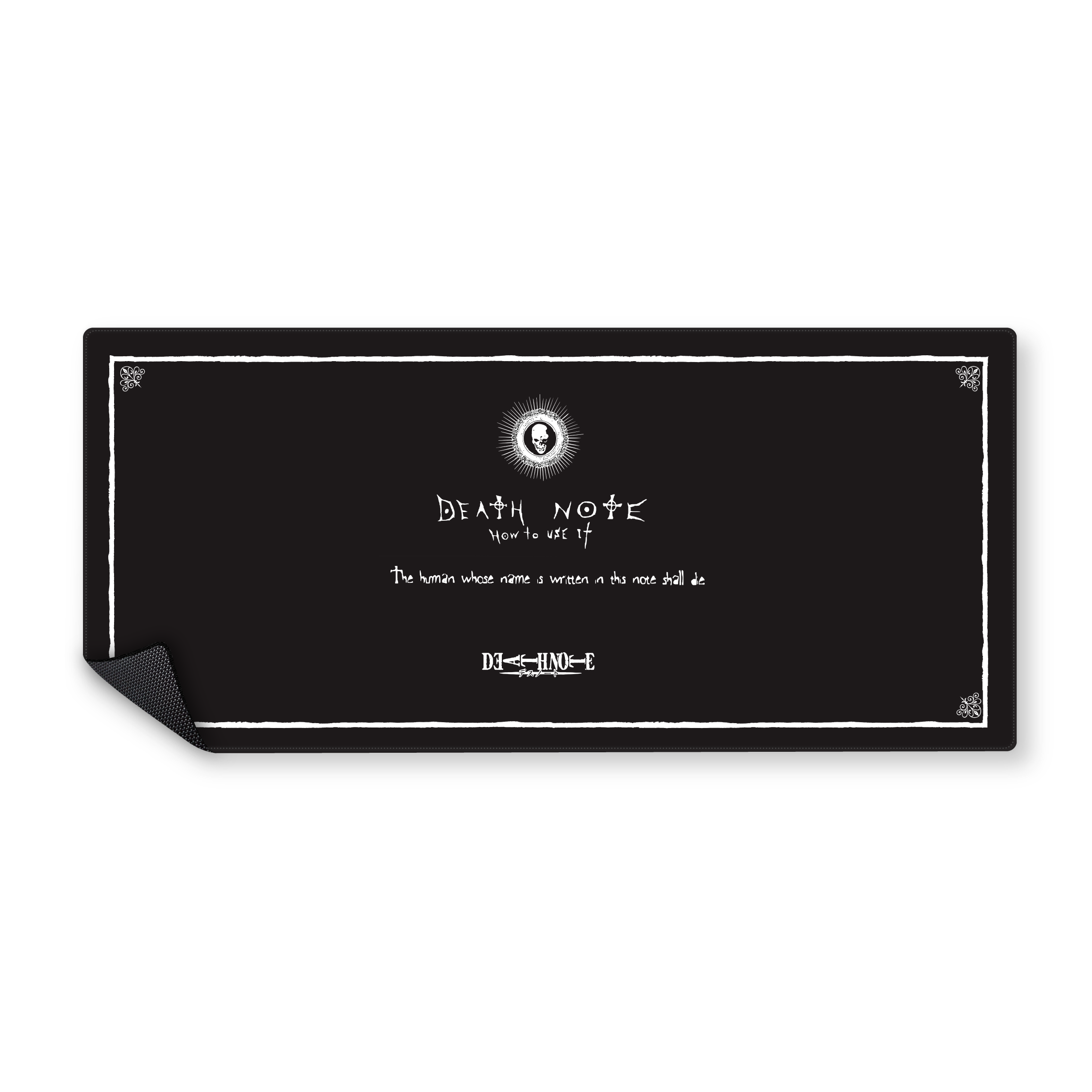 Mousepad Death Note How to use it 2 90x40 Classic | Custom