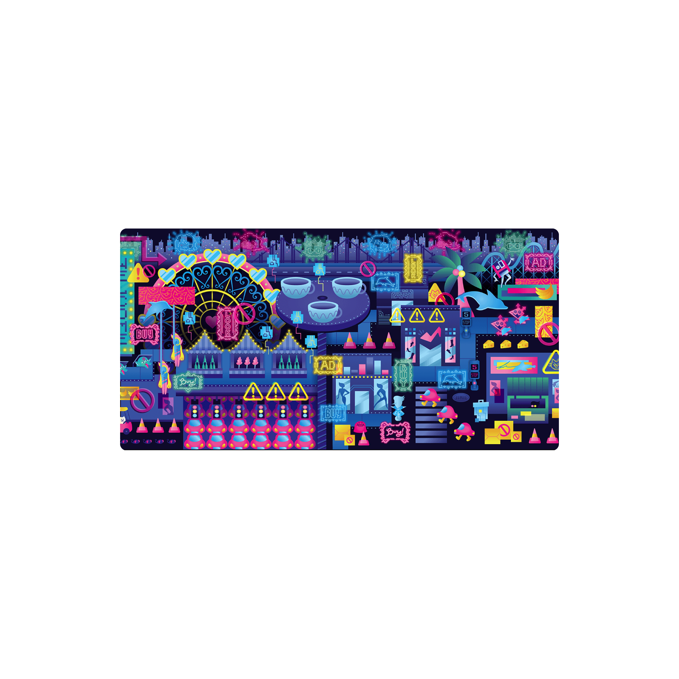 Mousepad Deltarune 70x35 Classic | Custom