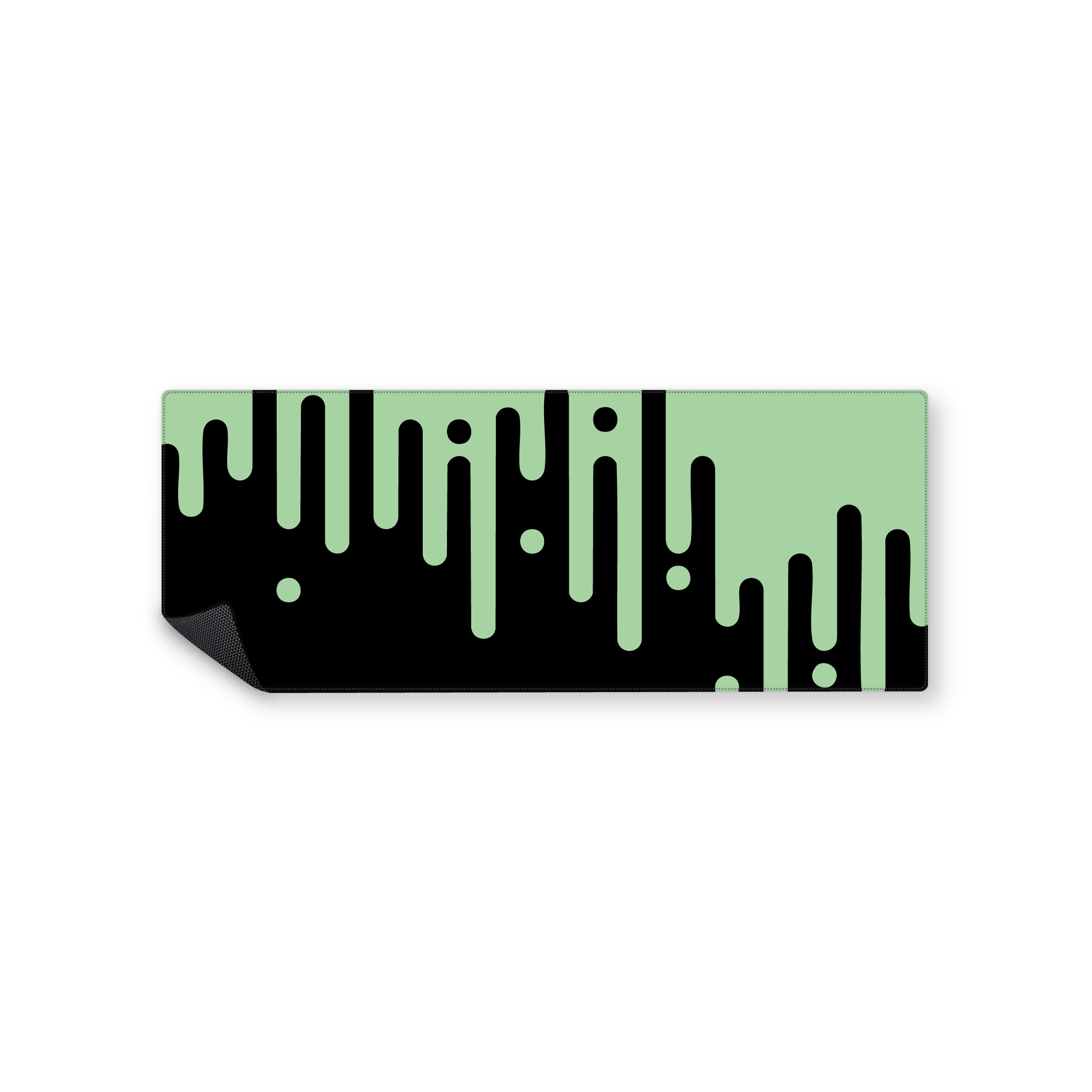 Mousepad Derrame verde 82x32 Classic | Custom
