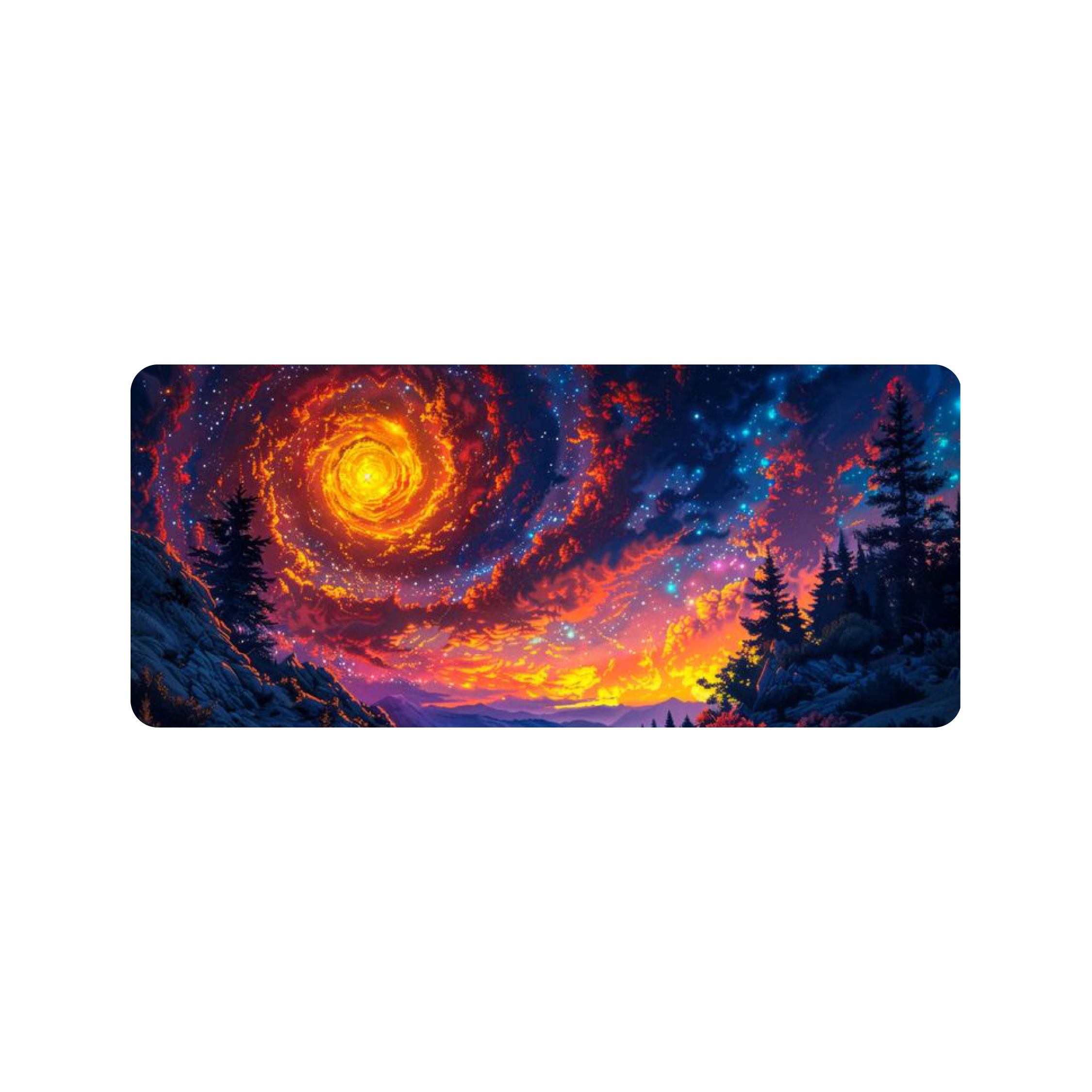 Mousepad Galaxia 8BITS 70x30 Classic | Custom