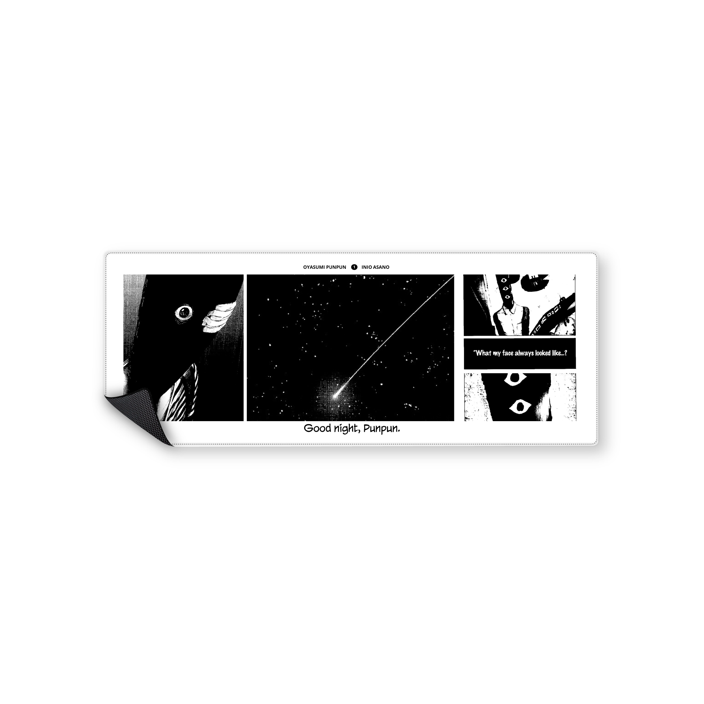 Mousepad Good night PunPun 82x32 Classic | Custom