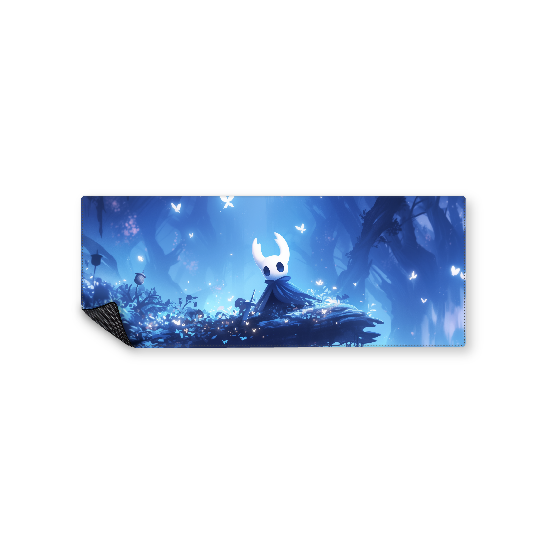 Mousepad Hollow Knight Serene Blue Forest 82x32 Classic | Custom
