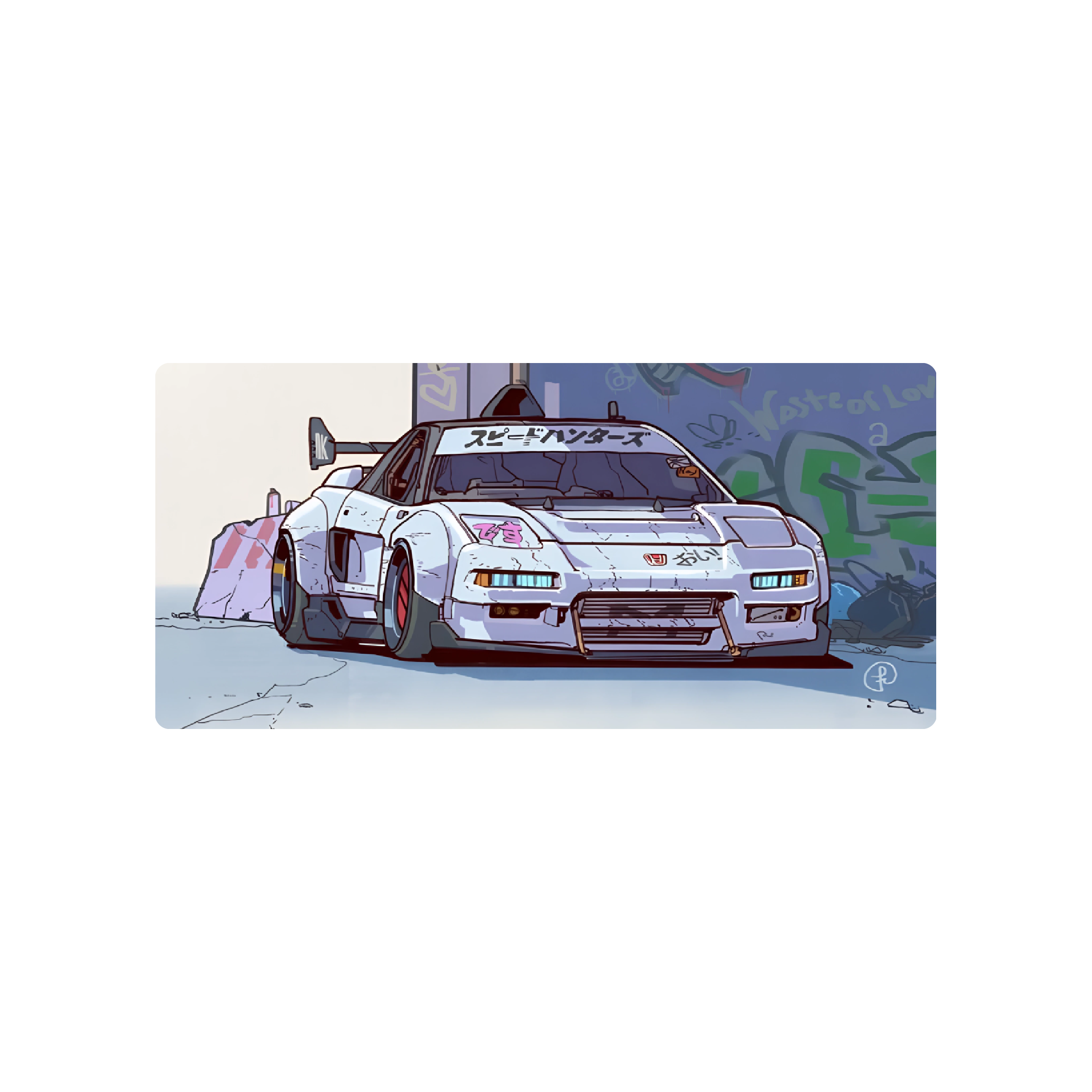 Mousepad Honda NSX 65x30 Classic | Custom