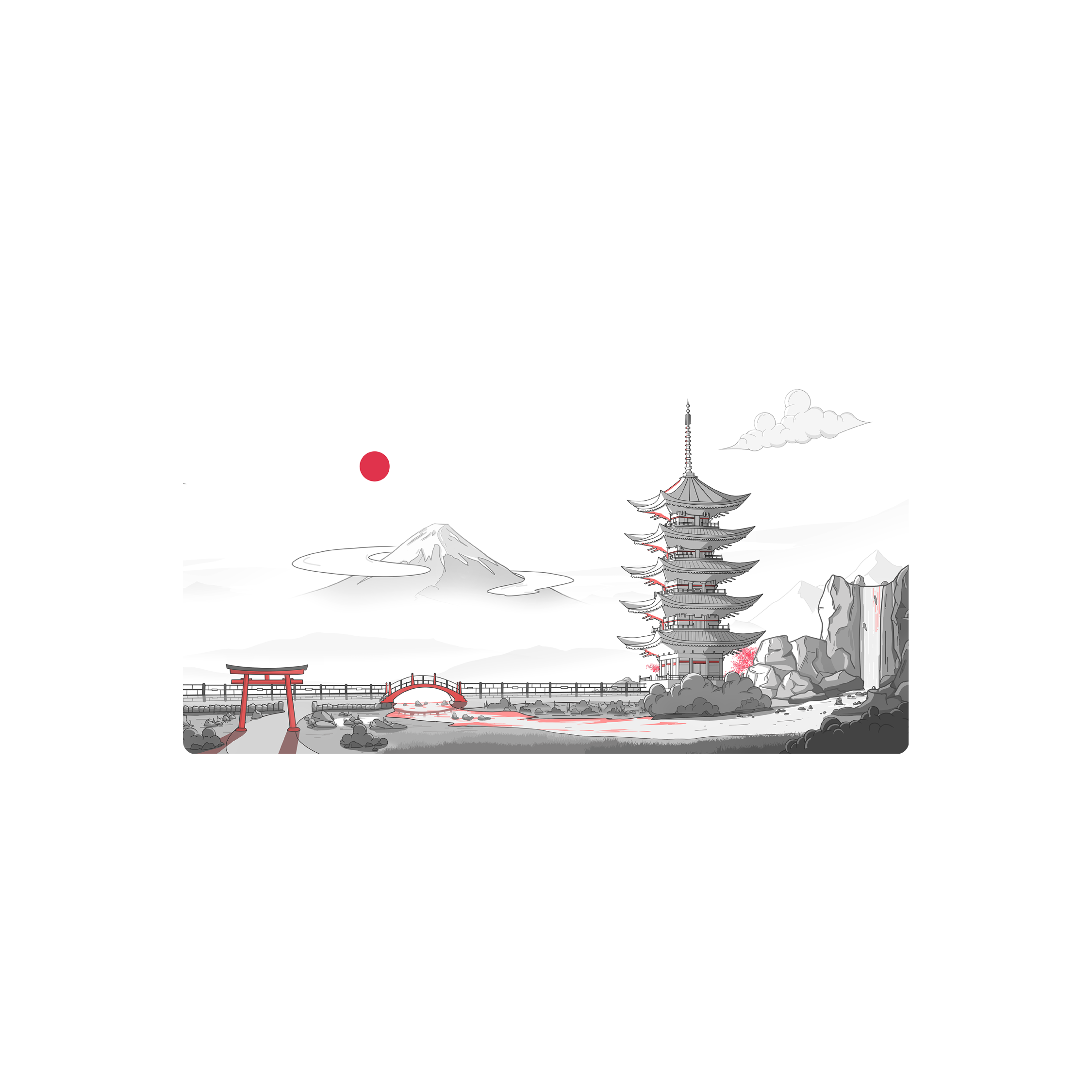 Mousepad Japones 140x80 Classic | Custom
