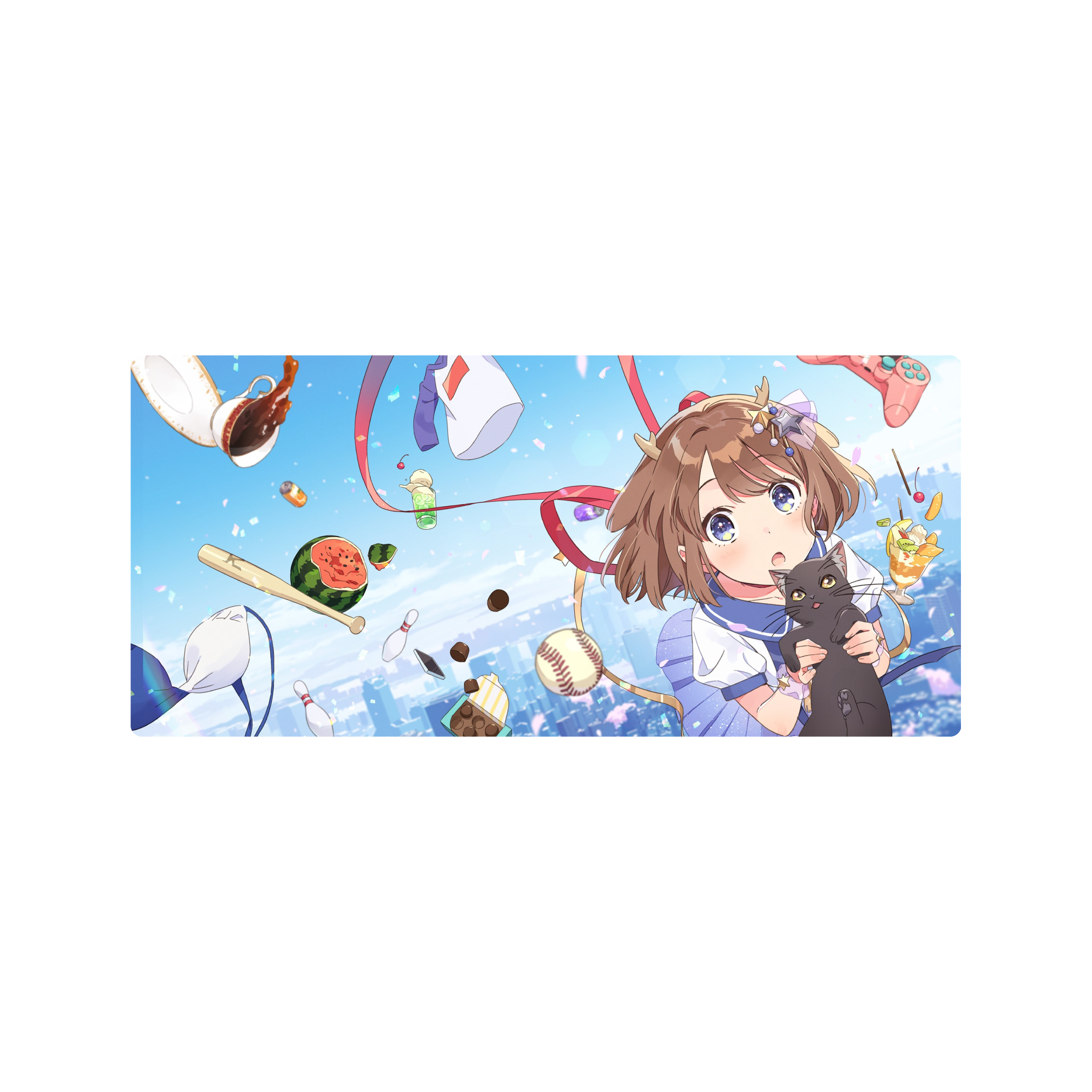Mousepad Kano Nadamesukashi negotiation 110x50 PRO | Custom