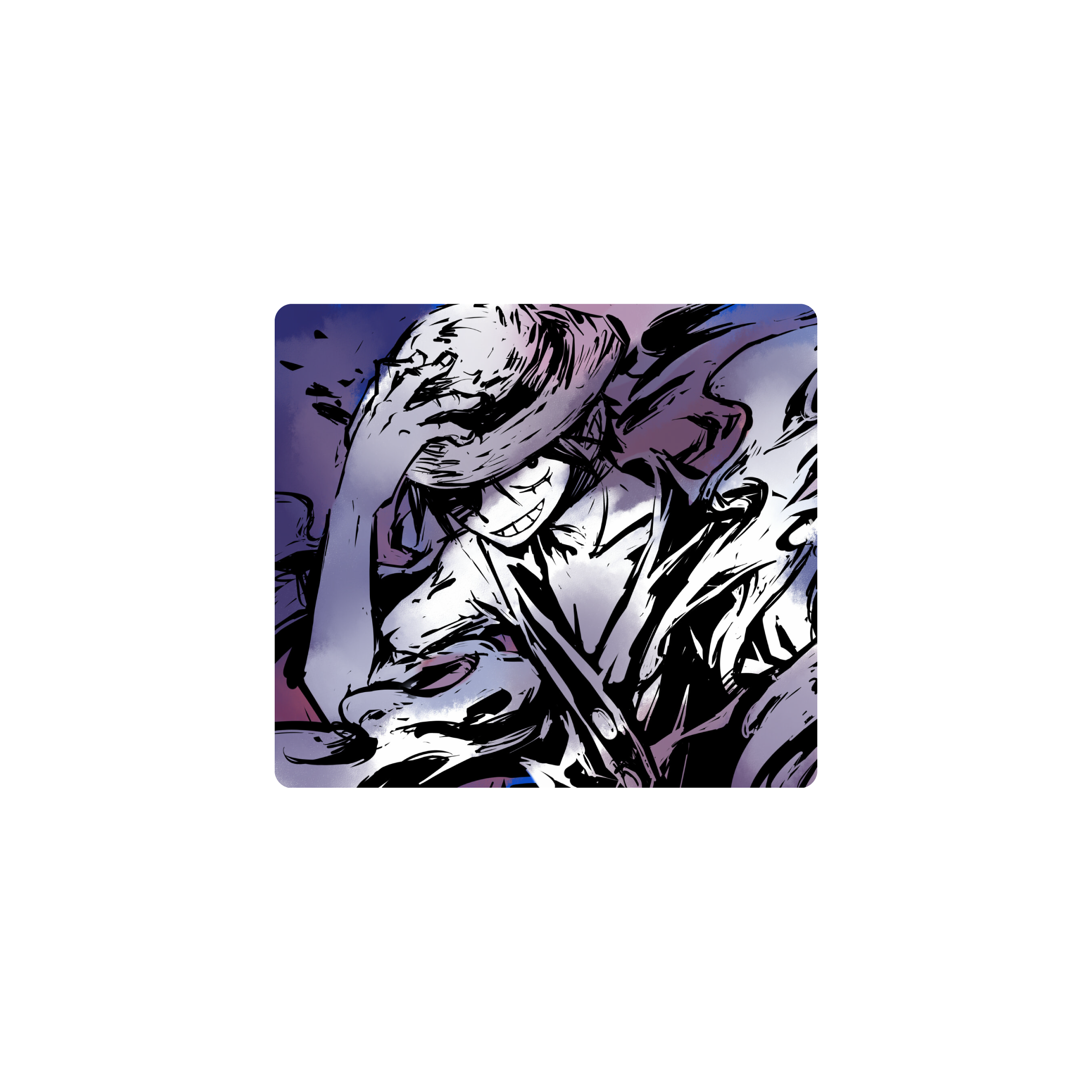 Mousepad Luffy Morado 50x45 PRO | Custom