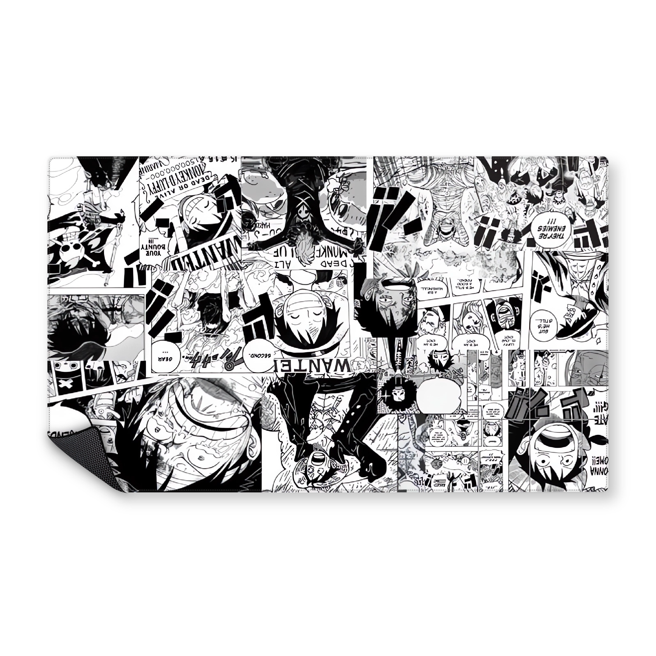 Mousepad Luffy collage 100x60 Classic | Custom