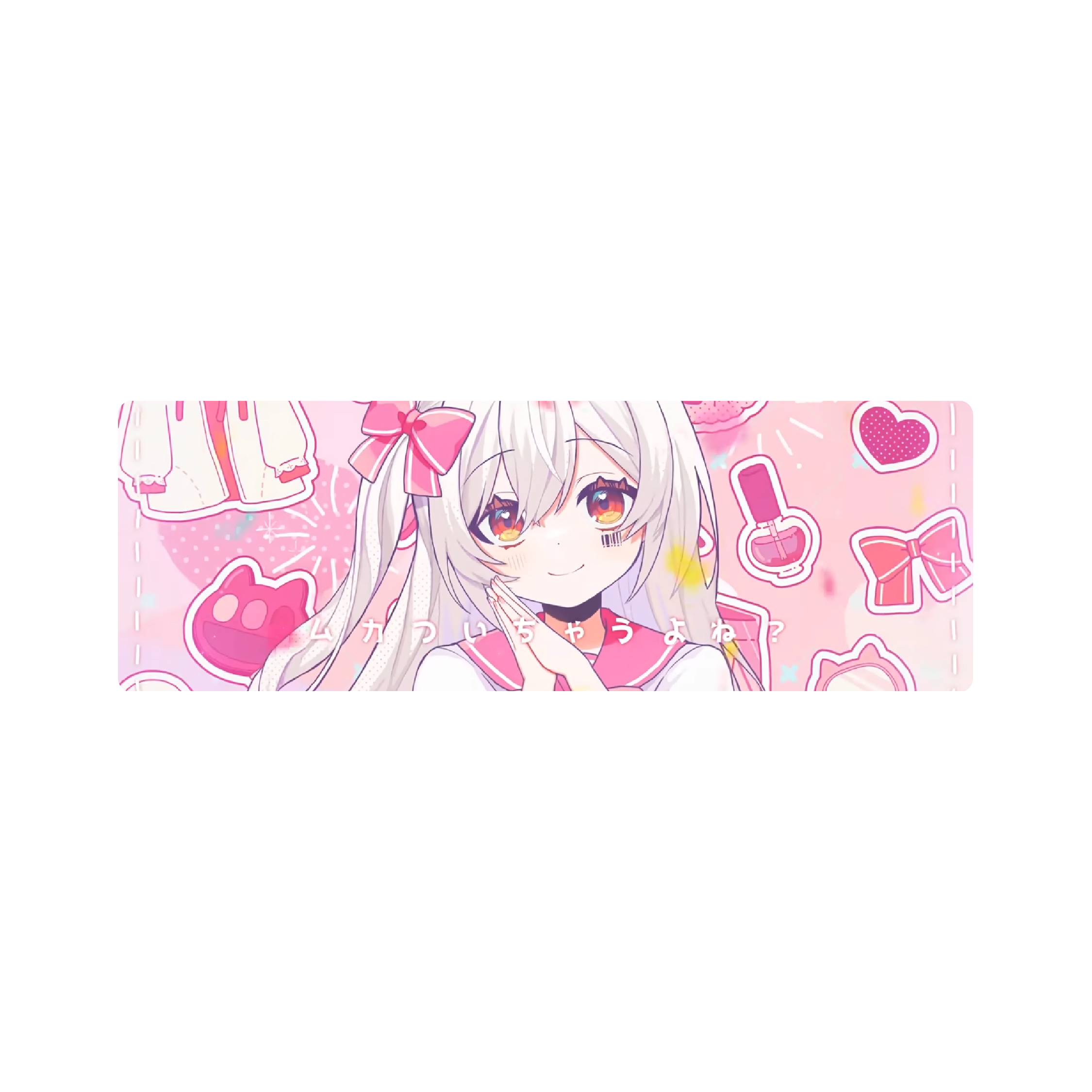 Mousepad Mafumafu kawaikute gomen 120x40 Classic | Custom