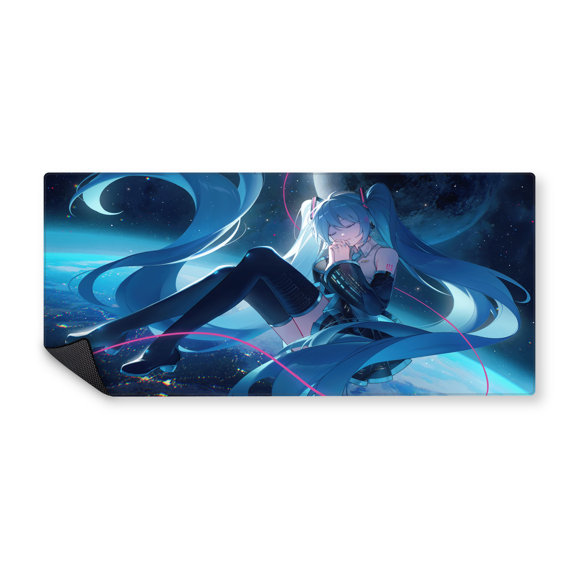 Mousepad Miku toda bonita en el espacio 90x40 Classic | Custom