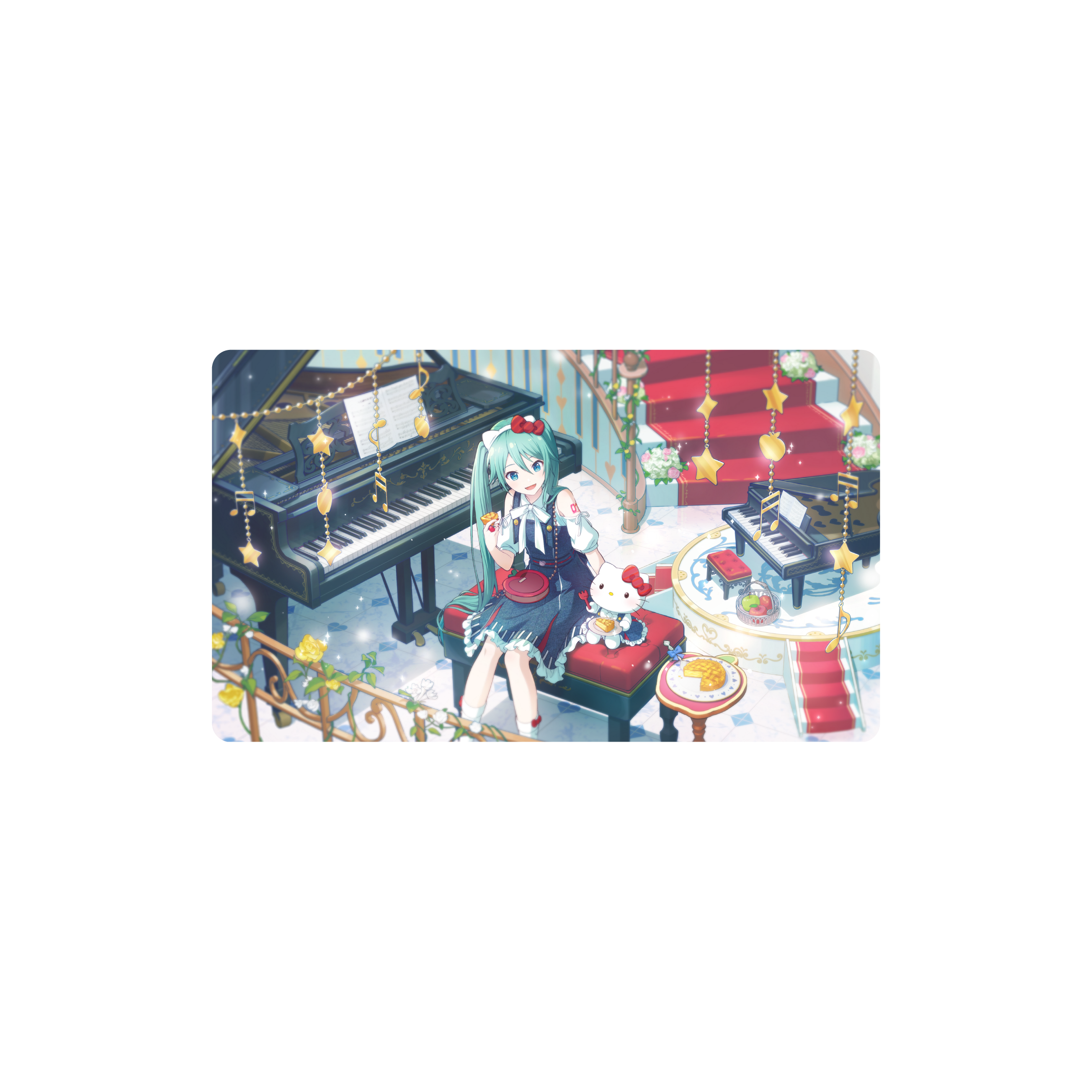 Mousepad Miku y Kitty 60x35 PRO | Custom