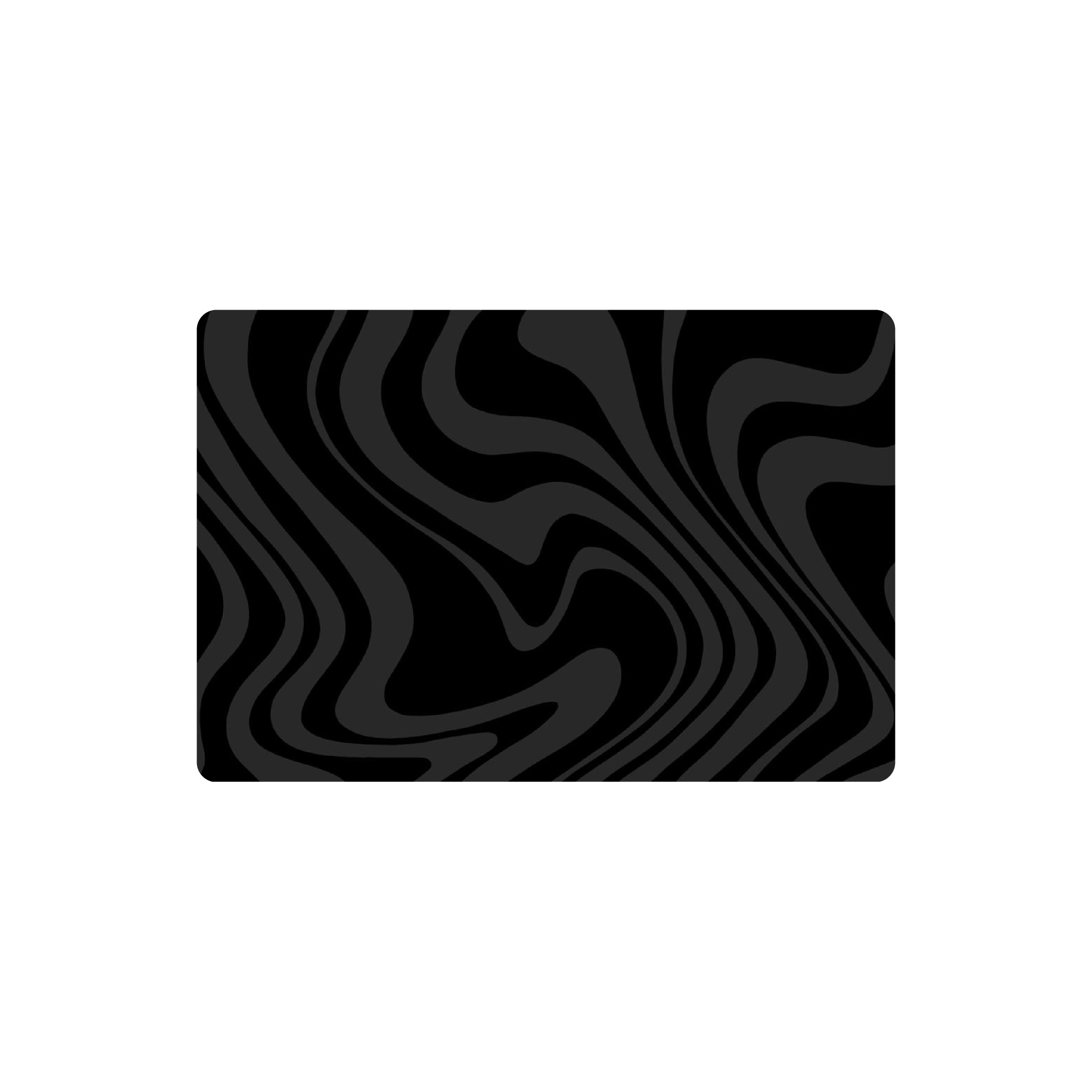 Mousepad Minimalist black 77x52 Classic | Custom