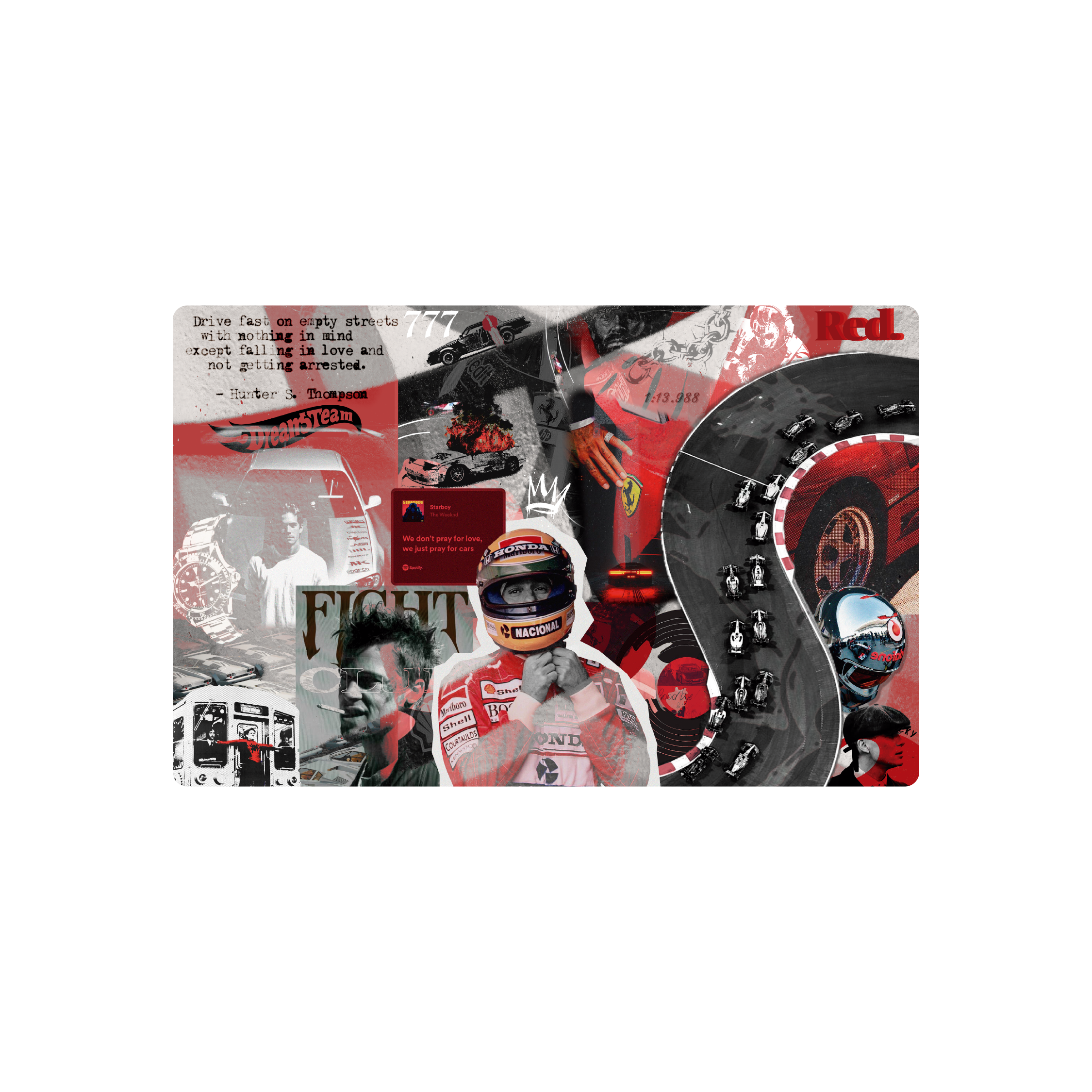 Mousepad Moodboard personal 70x45 Classic | Custom