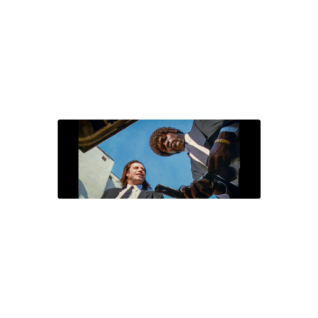 Pulp Fiction, vince y el negro