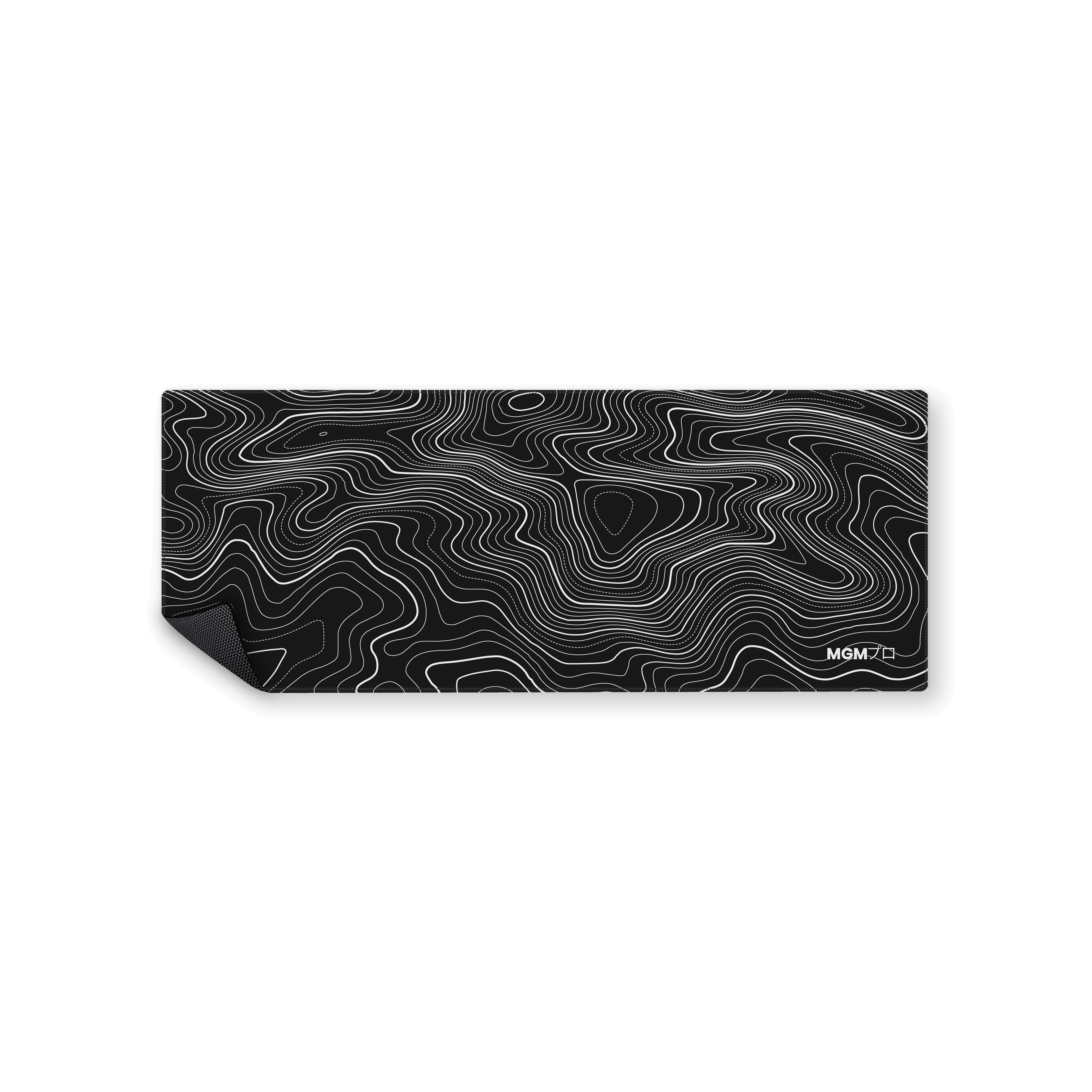 Mousepad Topografico negro 82x32 PRO | Custom