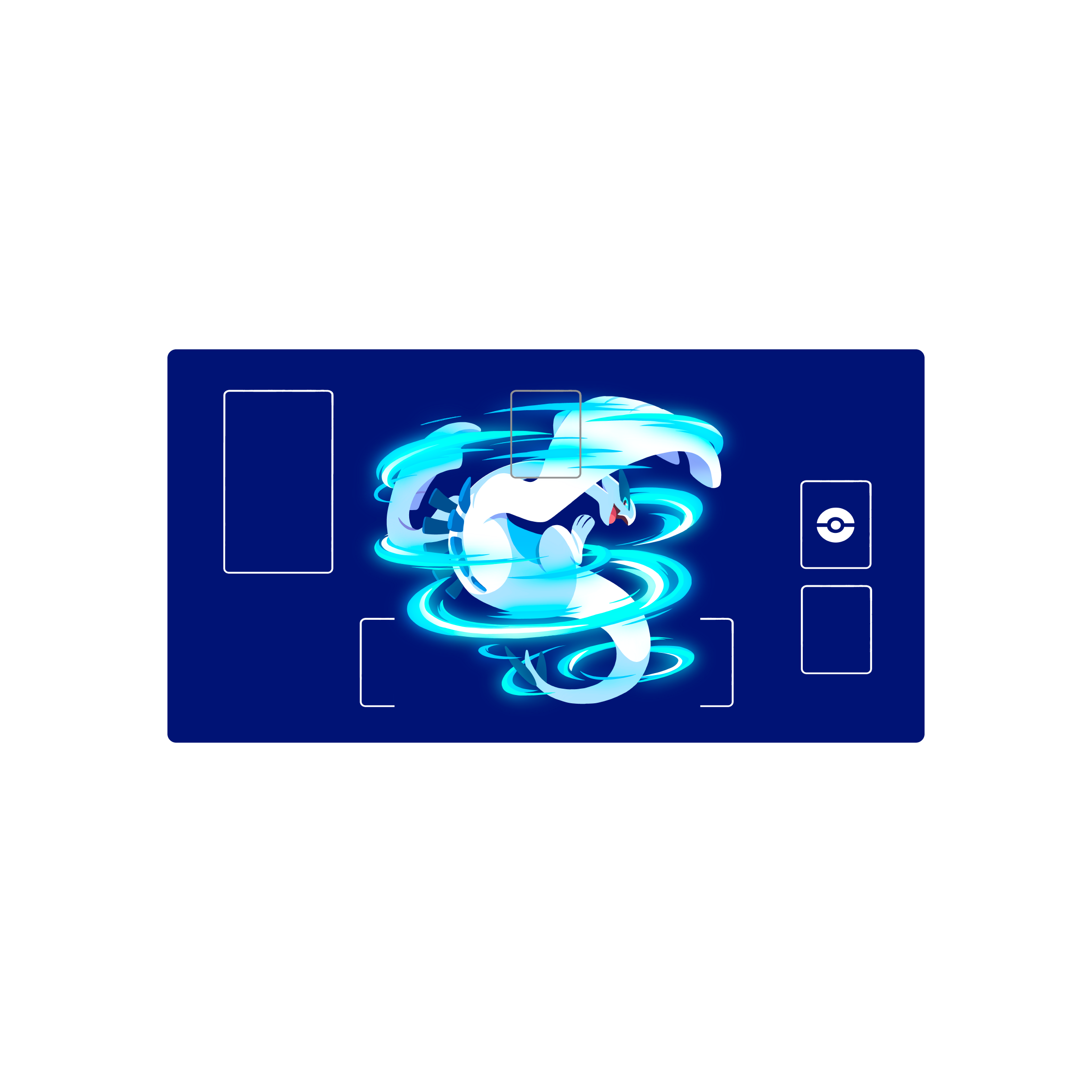 Mousepad Playmat Pokemon TCG LUGIA 70x36 Classic | Custom