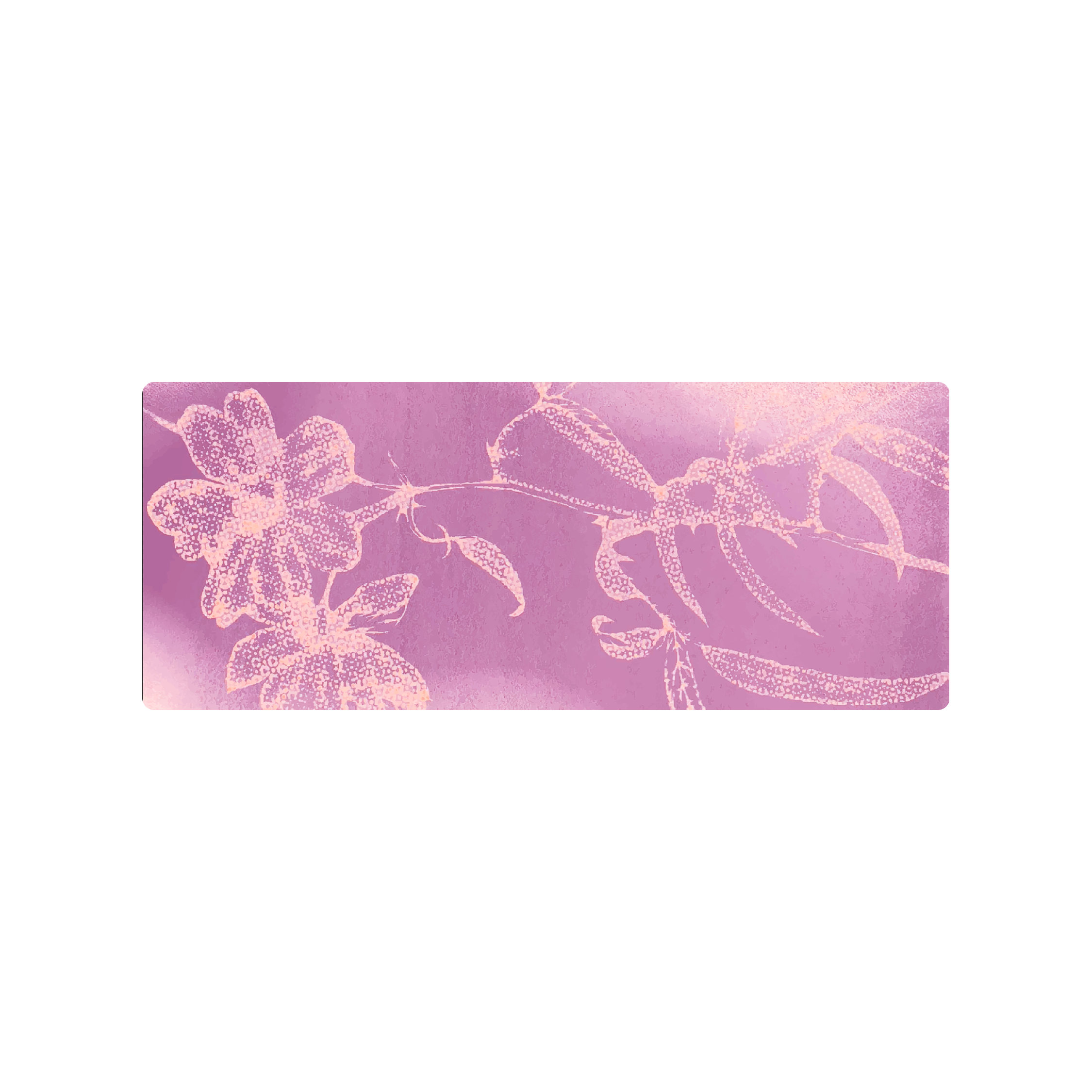 Mousepad Smoke blossom rosa 100x40 Classic | Custom