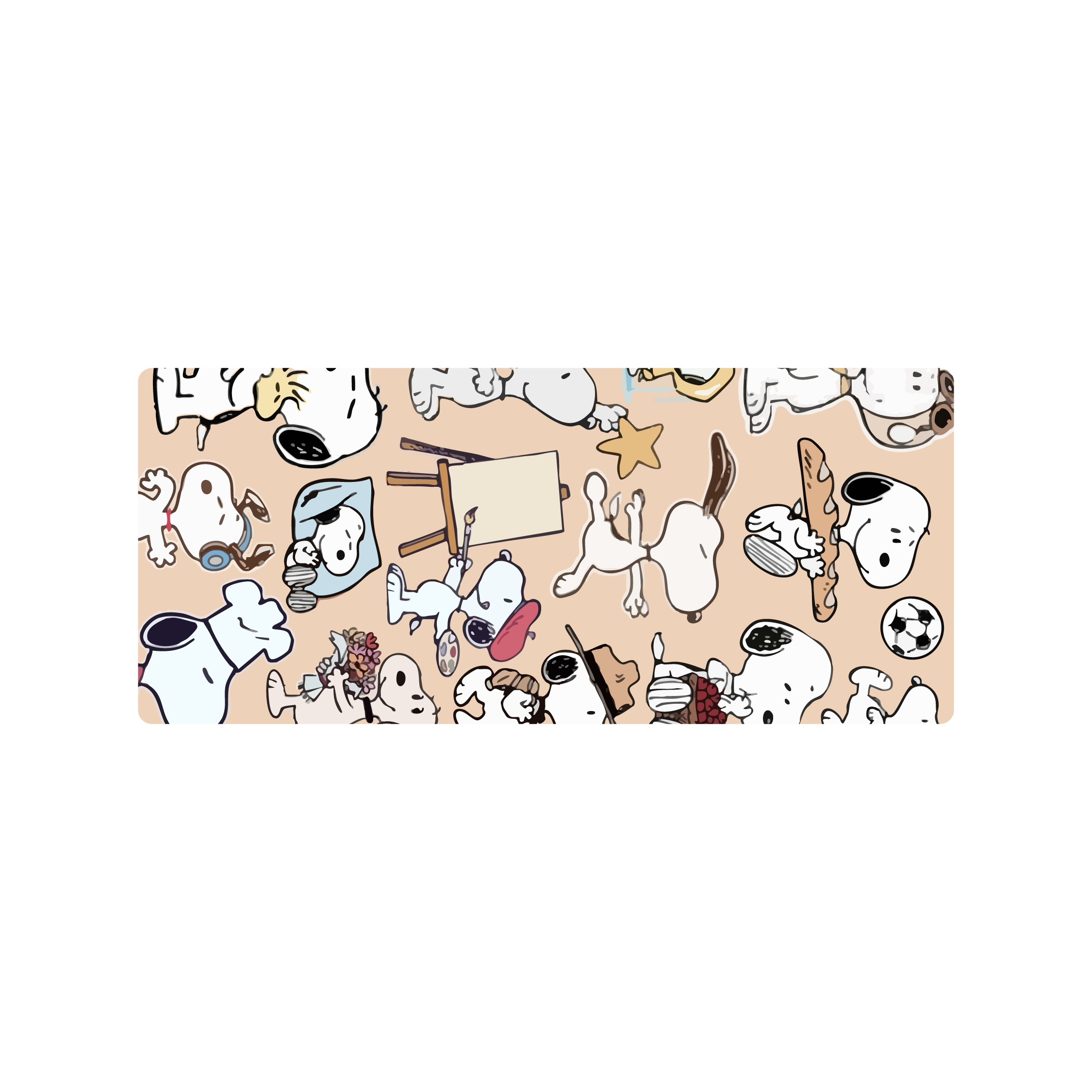 Mousepad Snoopy 70x30 Classic | Custom