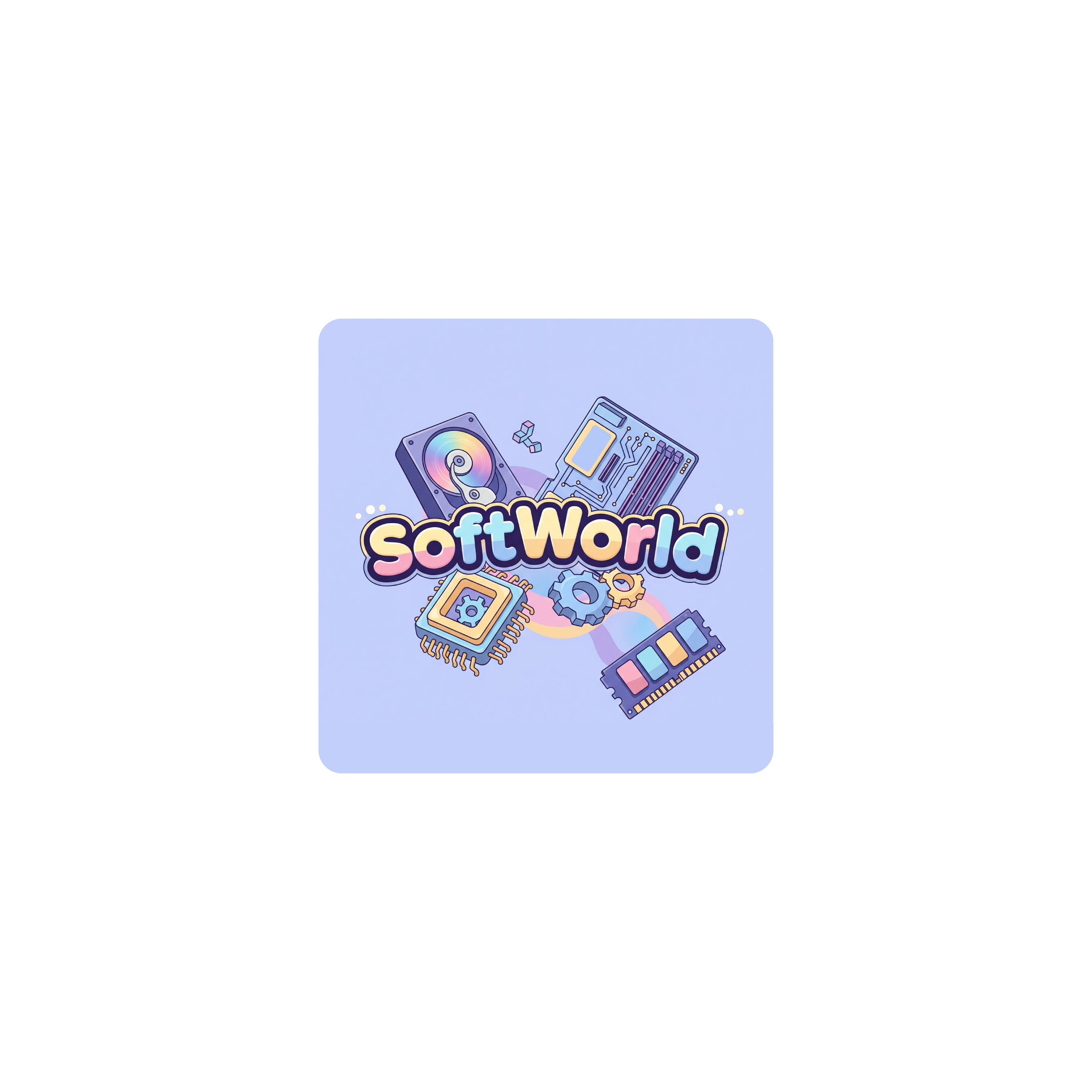Mousepad SoftWorld 25x25 Classic | Custom