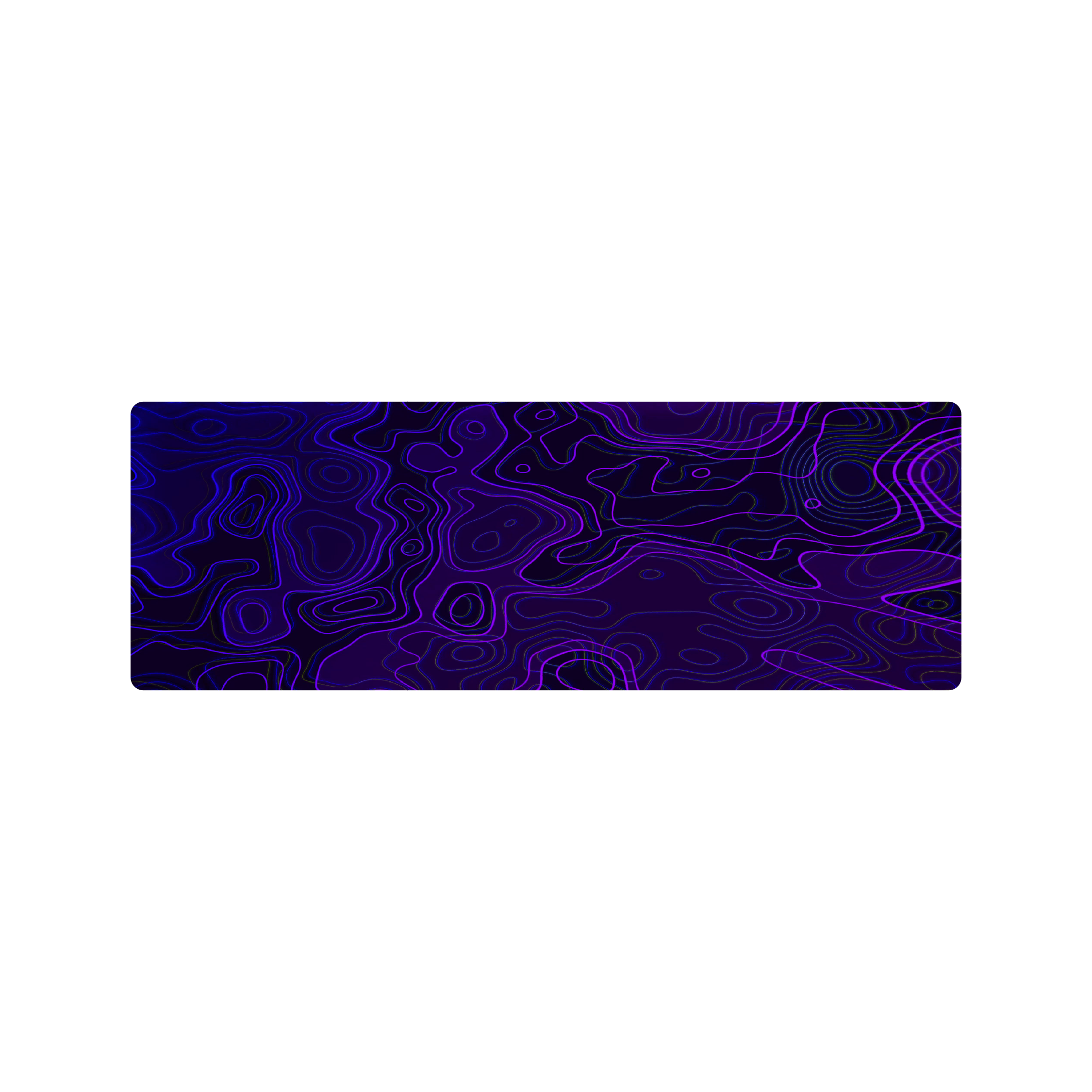 Mousepad Topografico Morado 74x25 Classic | Custom