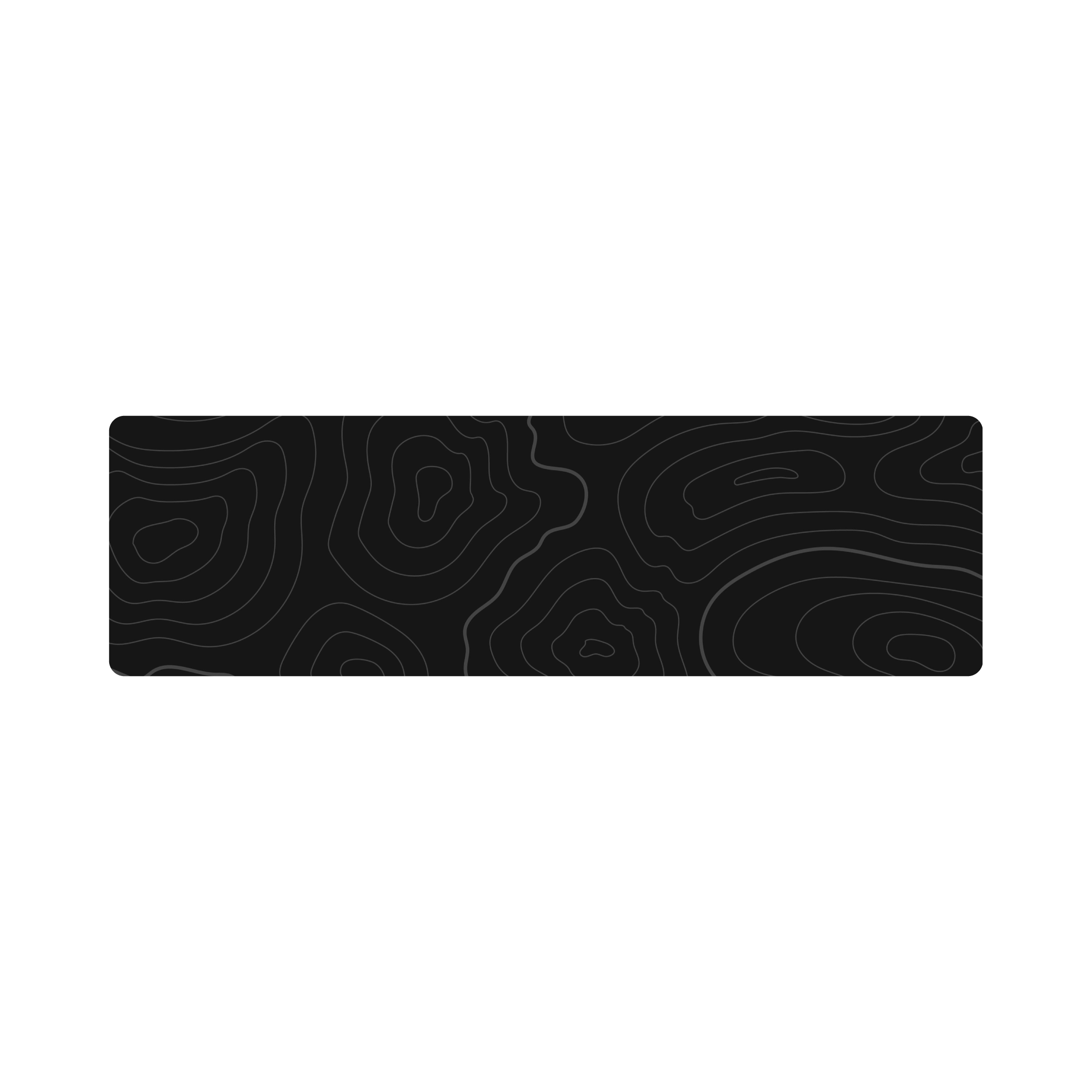Mousepad Topographic 90x26 Classic | Custom