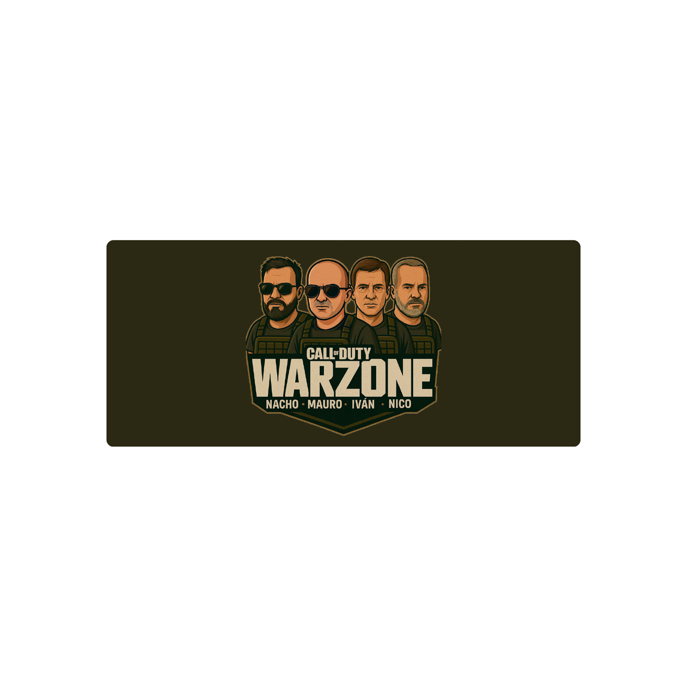 Mousepad Warzone 70x30 Classic | Custom
