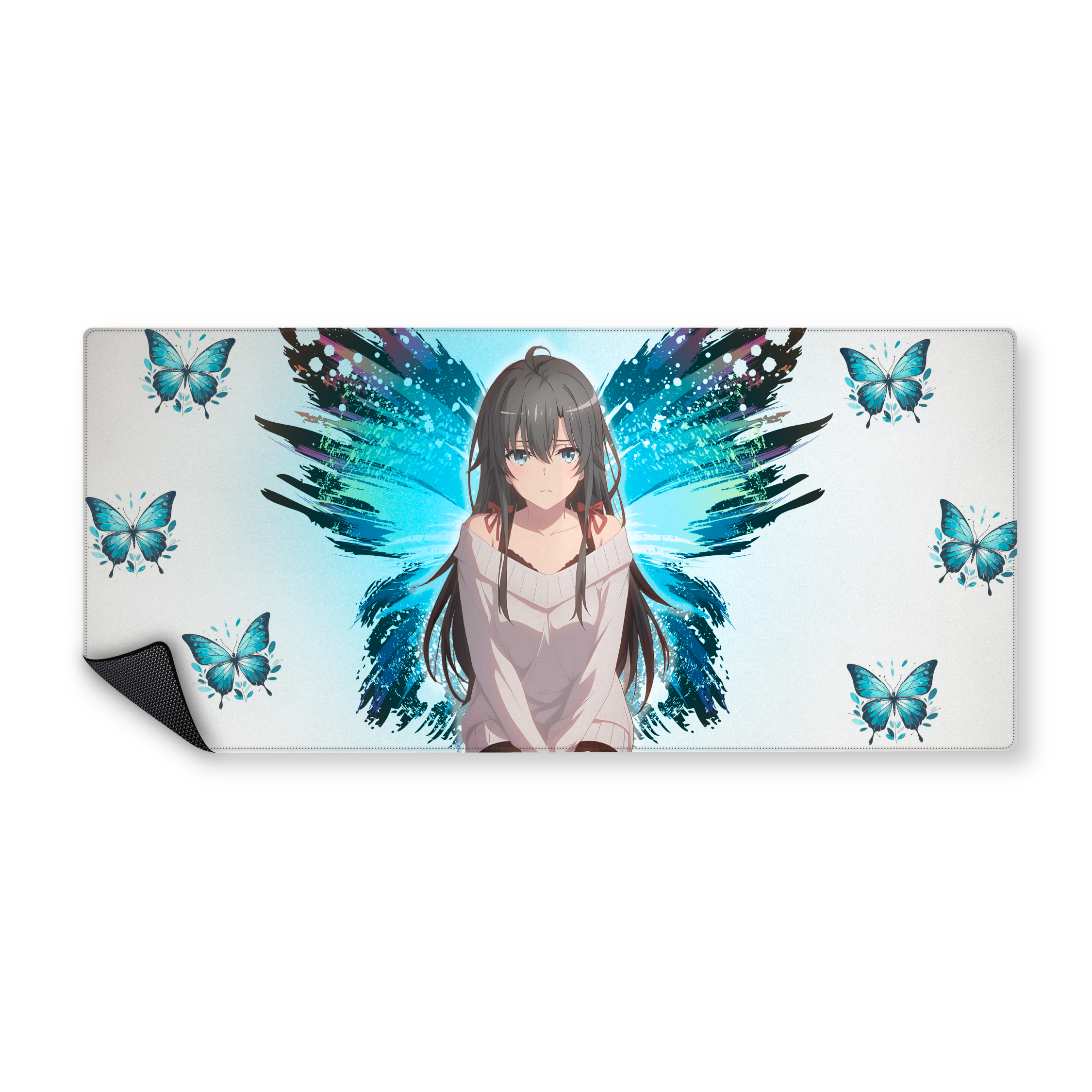 Mousepad Yukino Yukinoshita butterfly 90x40 Classic | Custom