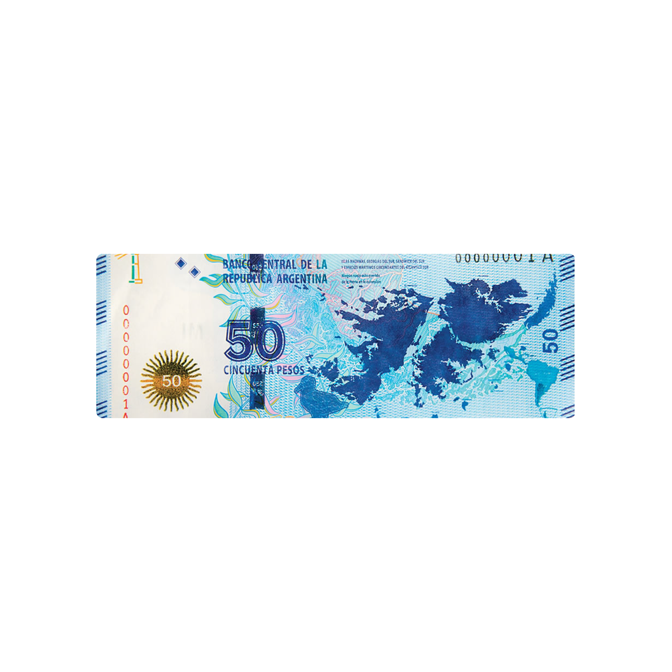 Mousepad billete de 50 pesos 75x25 PRO | Custom