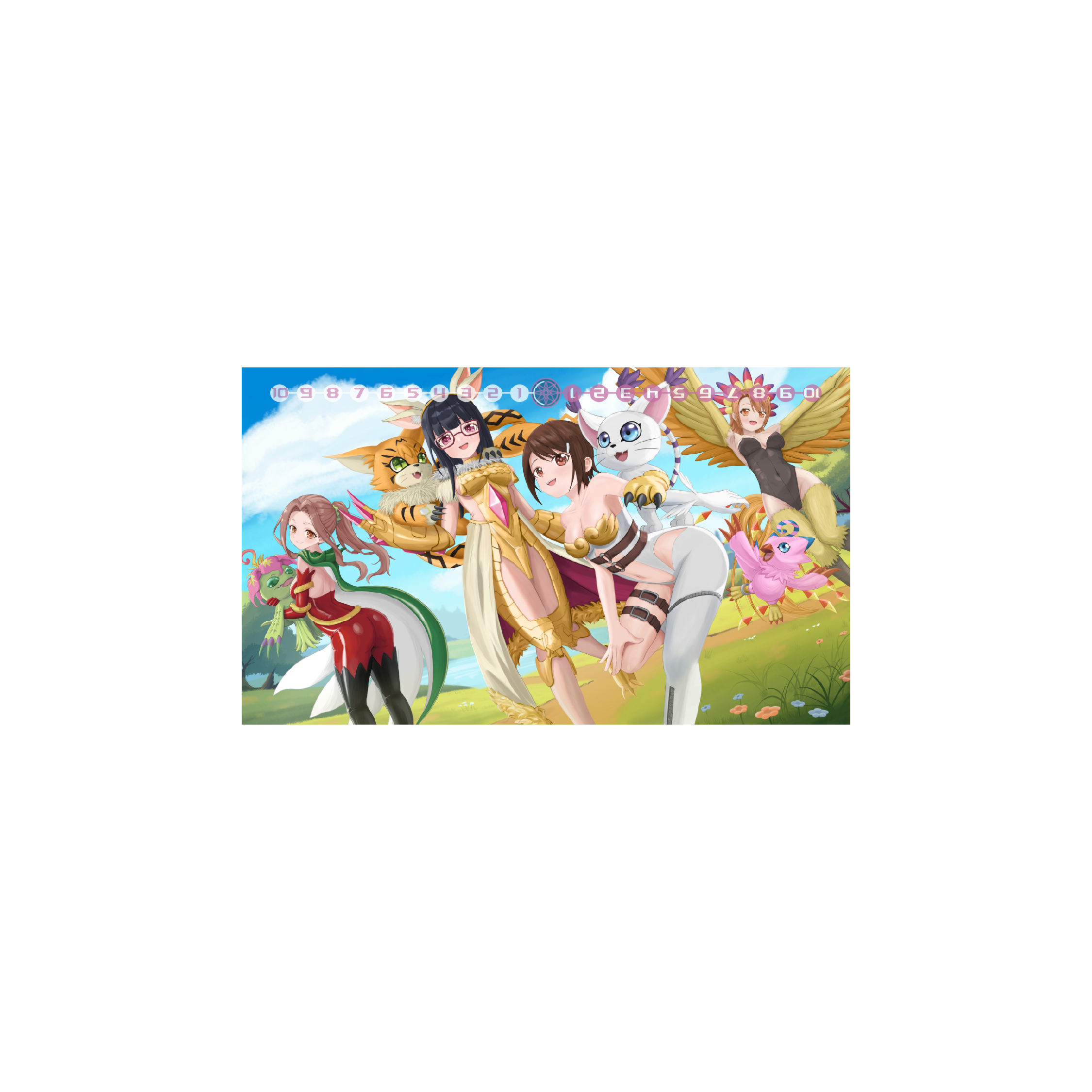 Mousepad Digimon Playmat 60x35 PRO | Custom