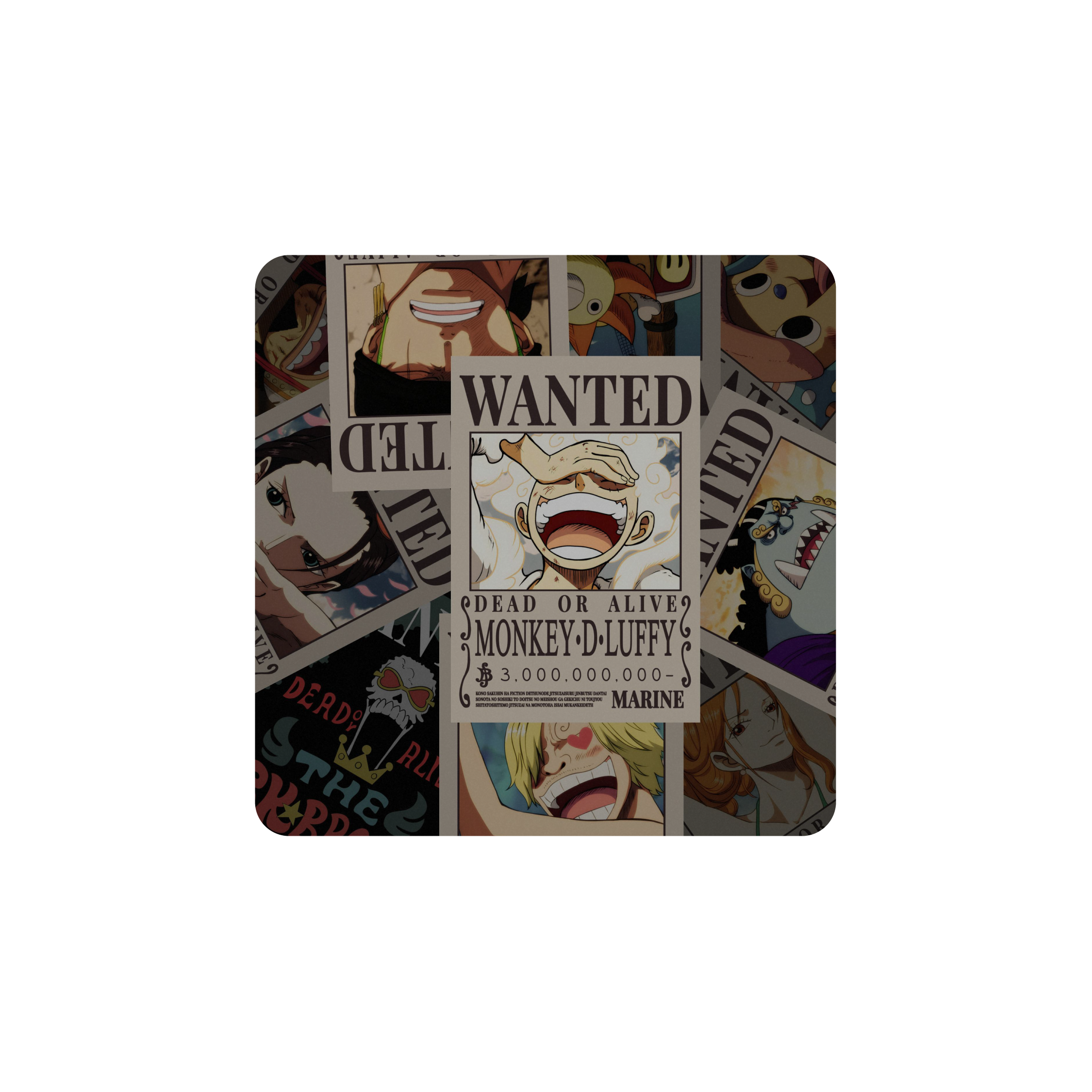 Mousepad luffy 50x50 PRO | Custom
