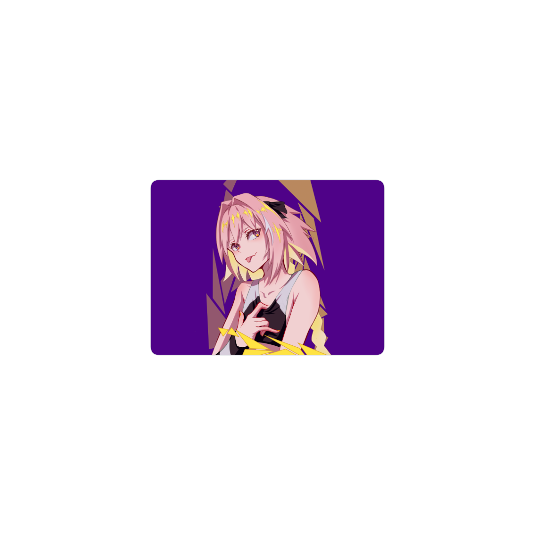 anime mousepad lila
