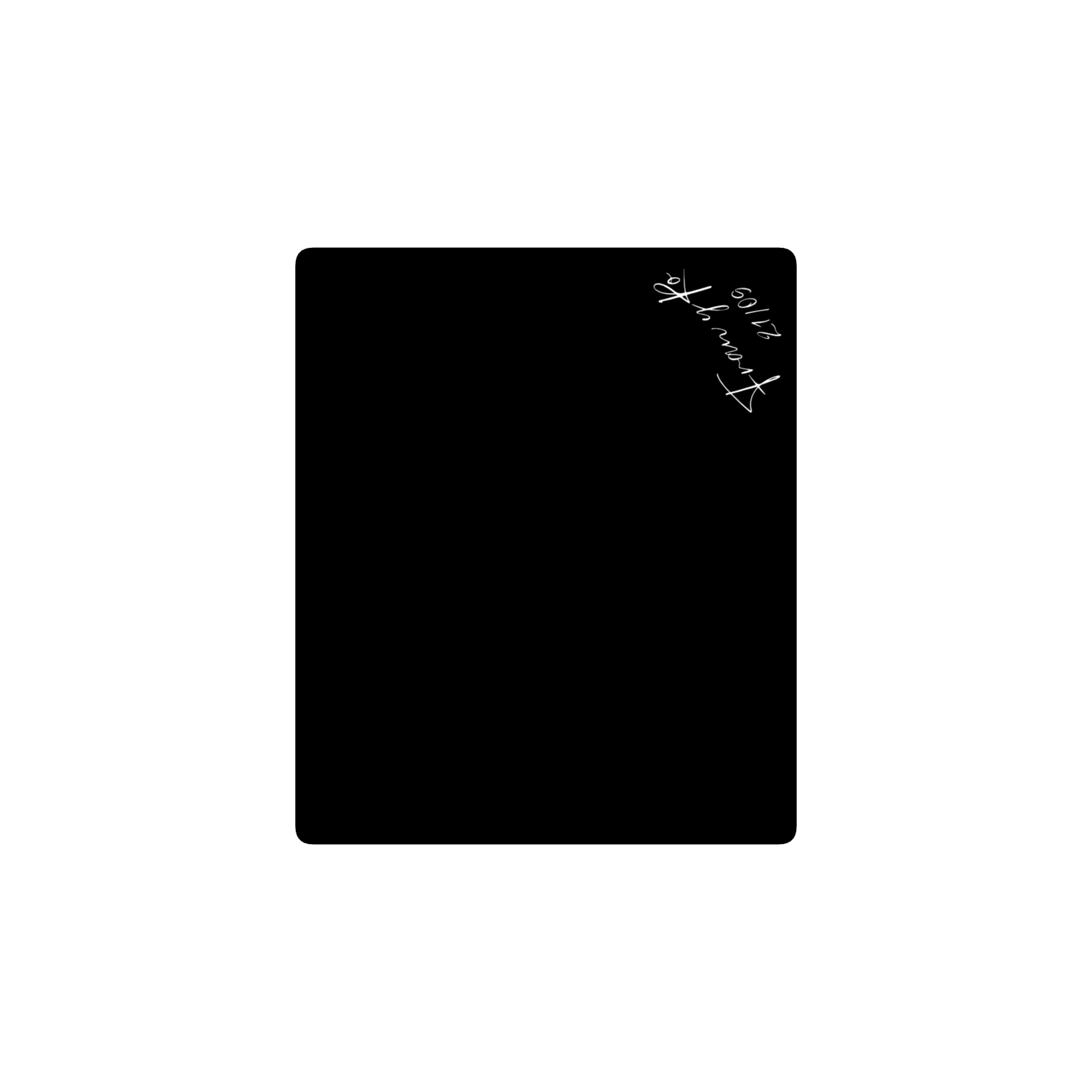 Negro cln letras blancas