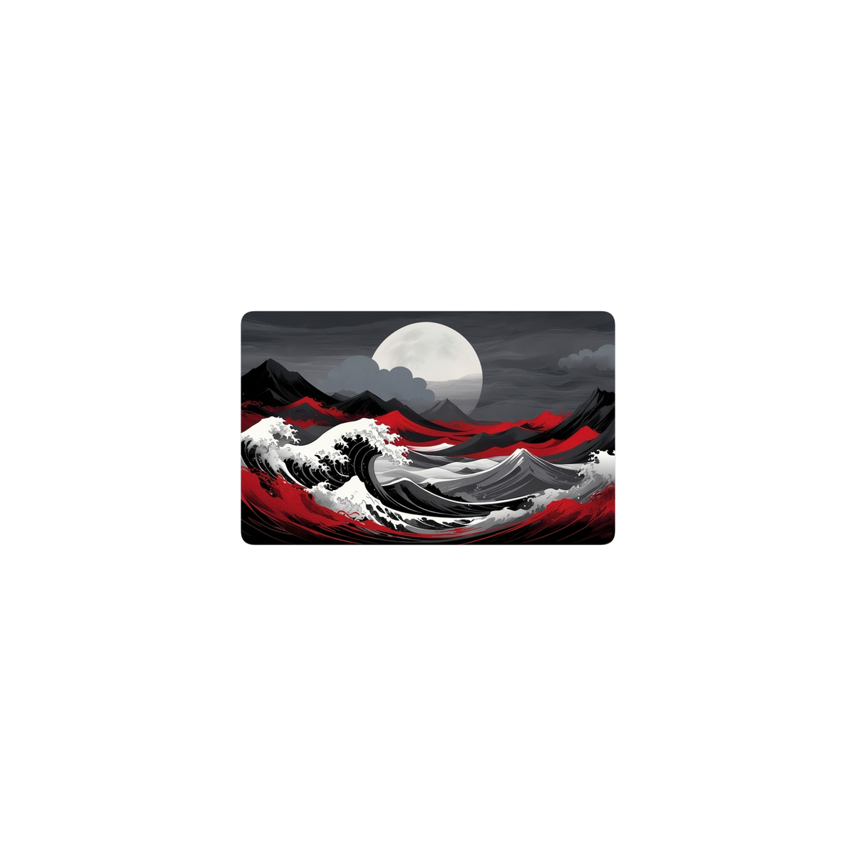 Olas y luna