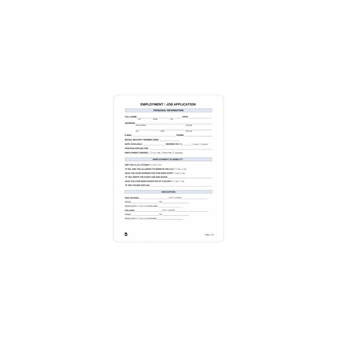 job application