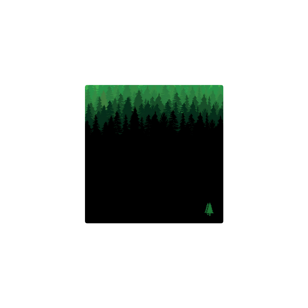 bosque verde y negro. hecho por inaki