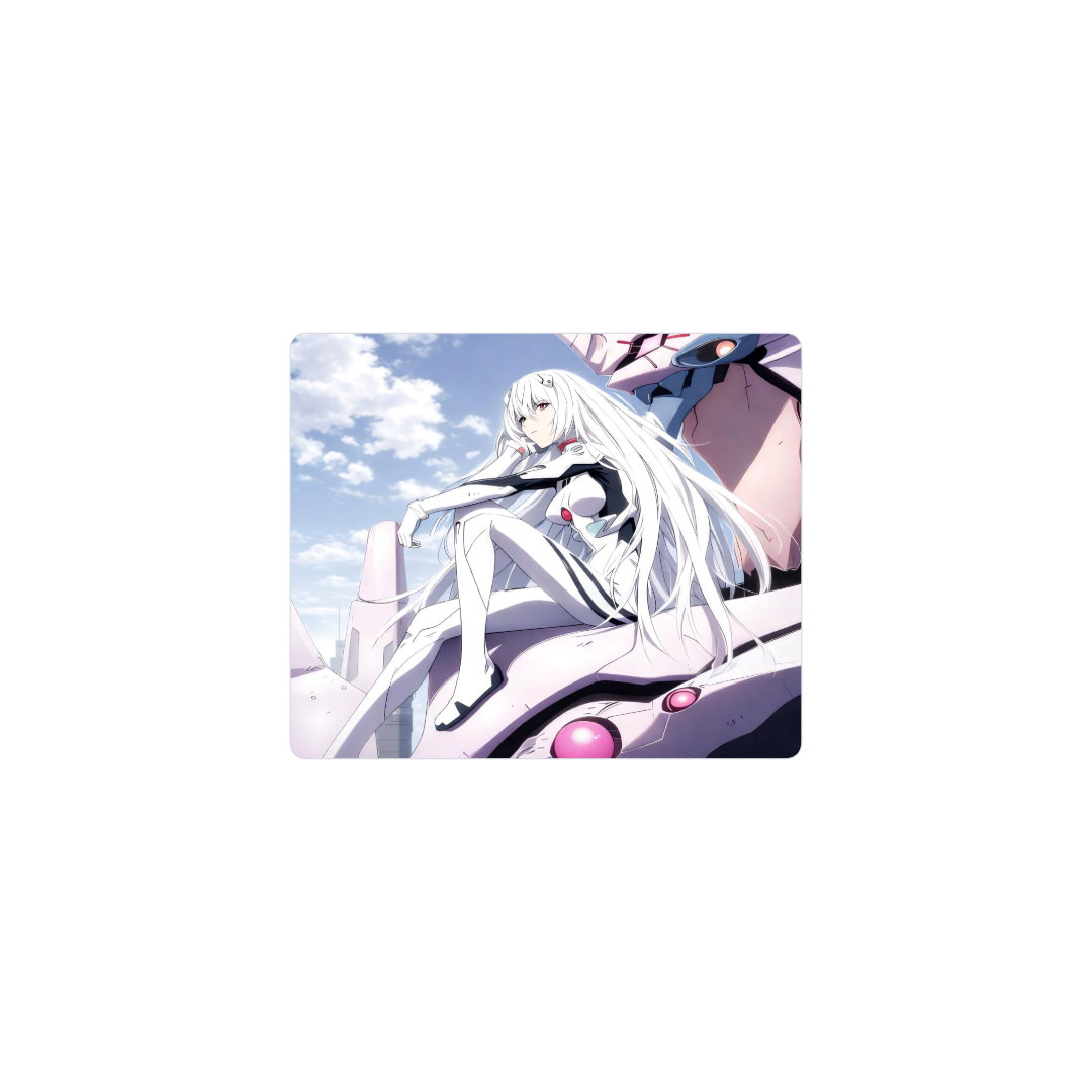 Piloto en mecha rosa y blanca