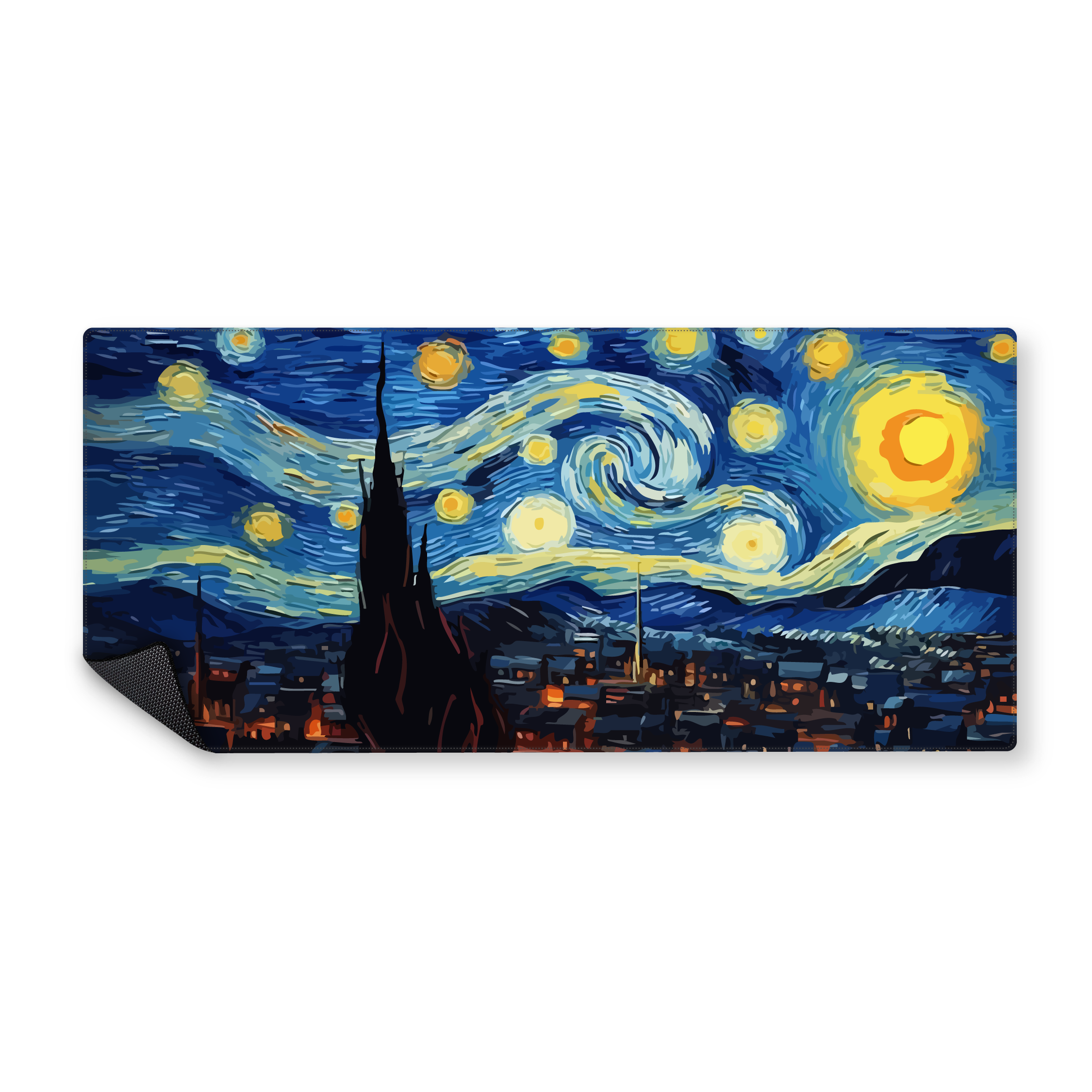 Mousepad noche estrellada 90x40 Classic | Custom