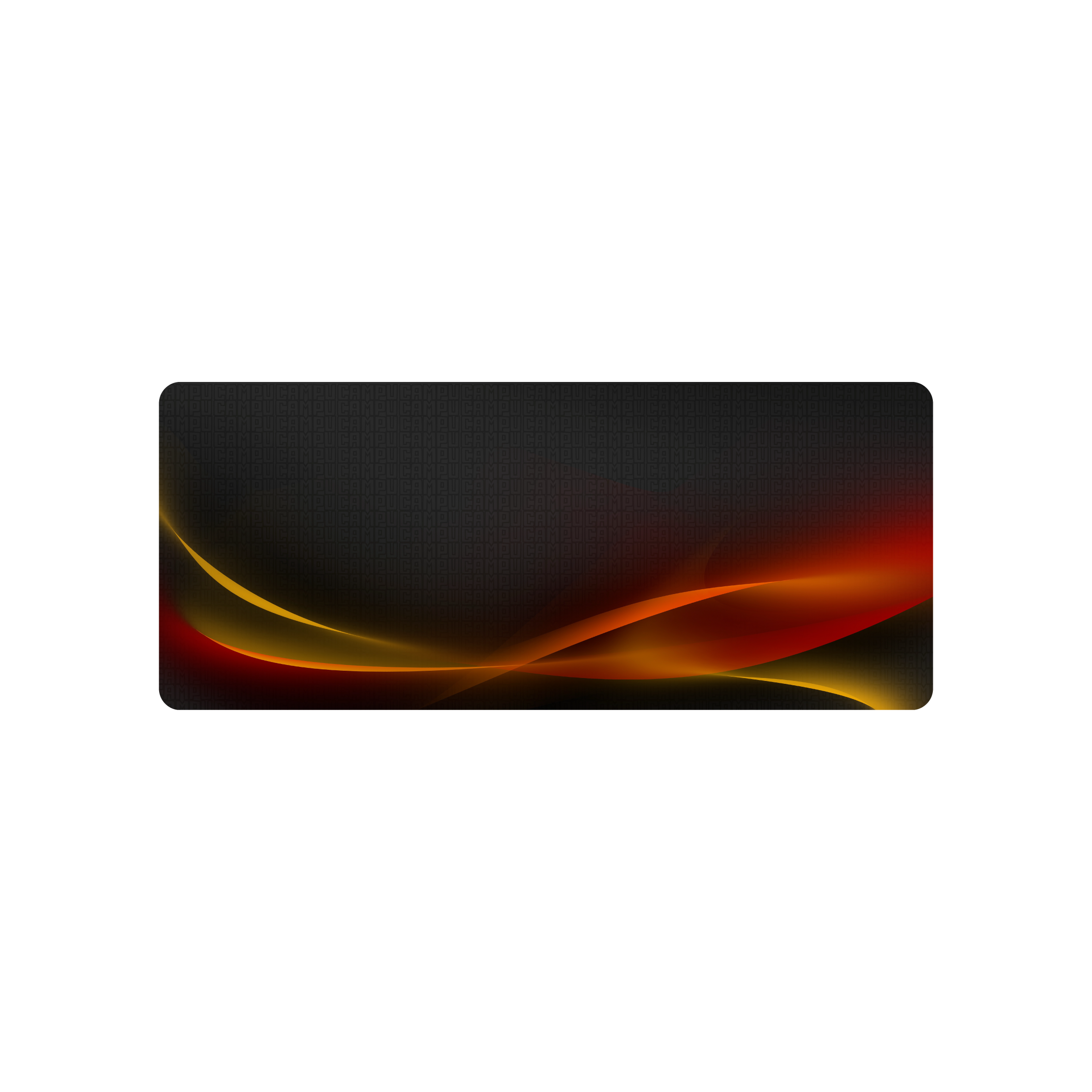 Mousepad ondas abstractas 65x27 Classic | Custom