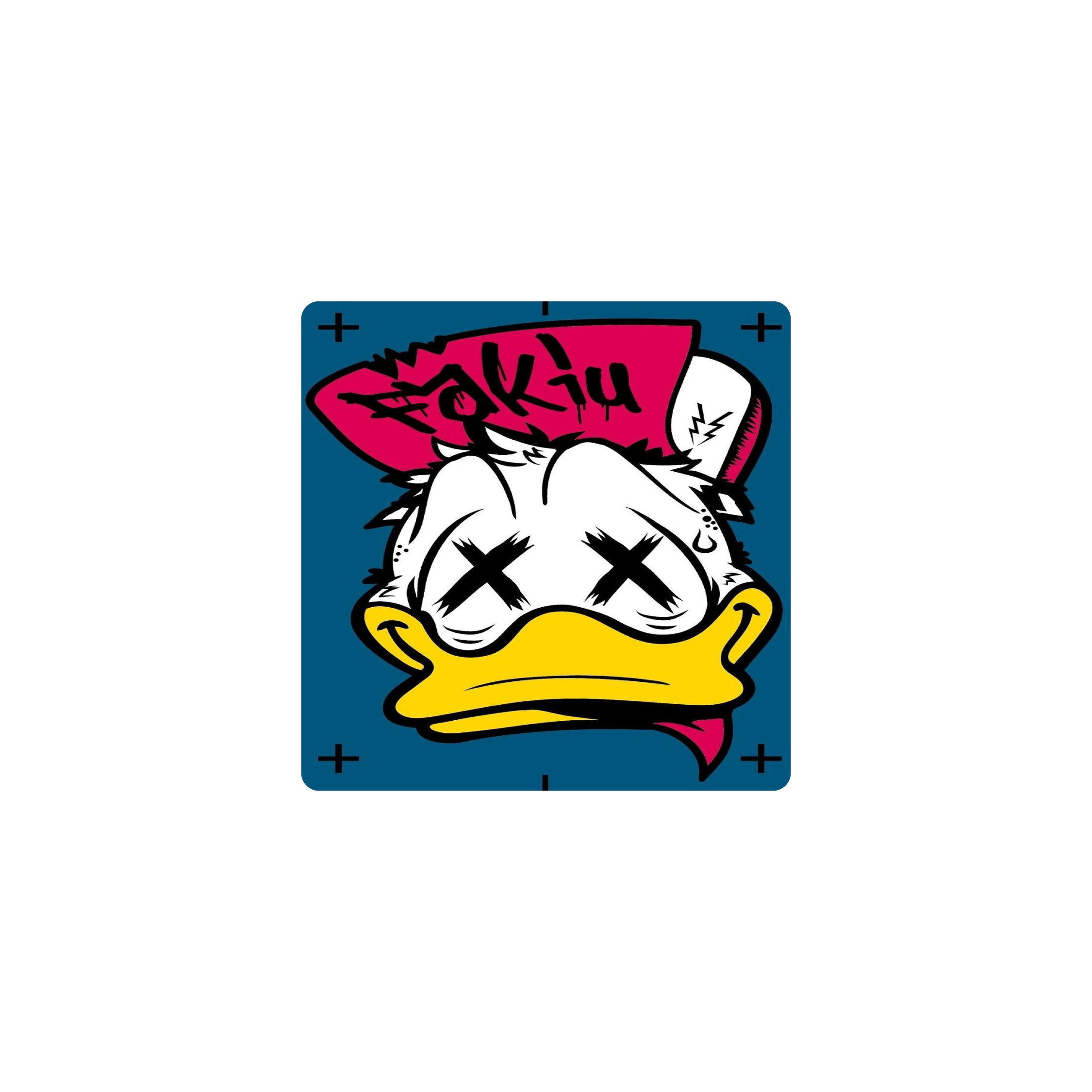 Mousepad pato Donald 50x50 Classic | Custom